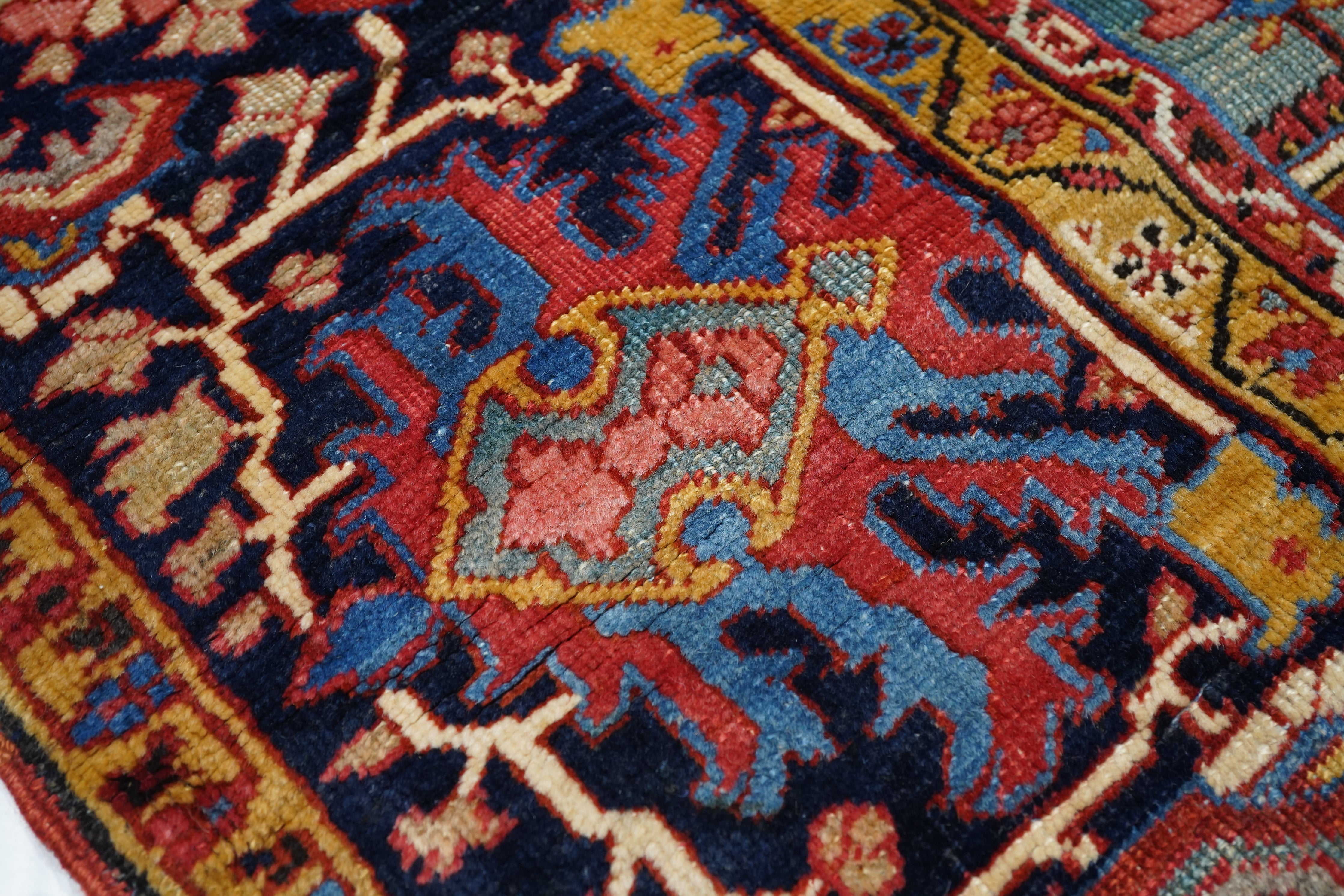 Antique Heriz Rug 12'0" x 14'7''