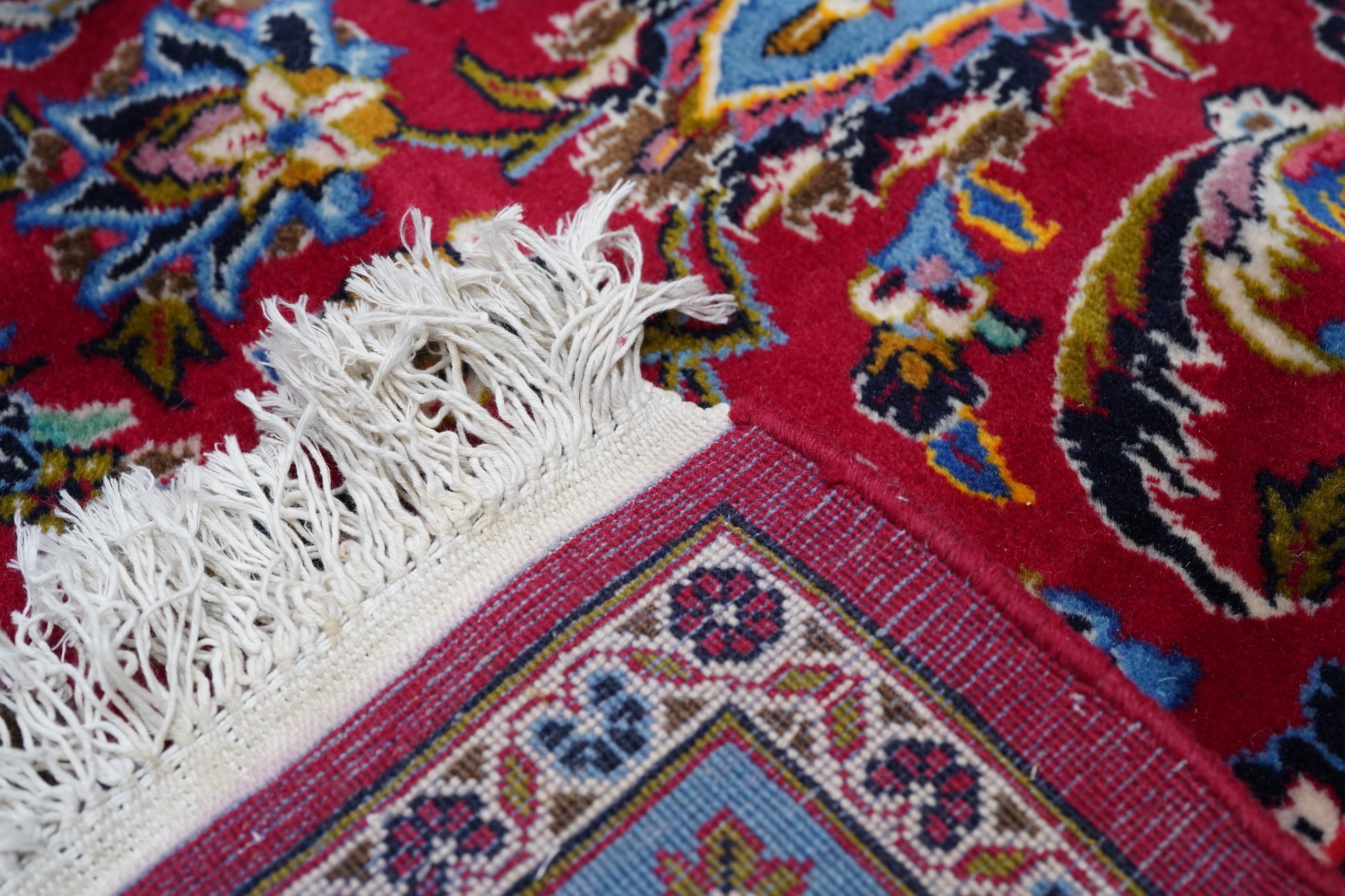 Vintage Kashan Rug 12' 9" x 19' 3''