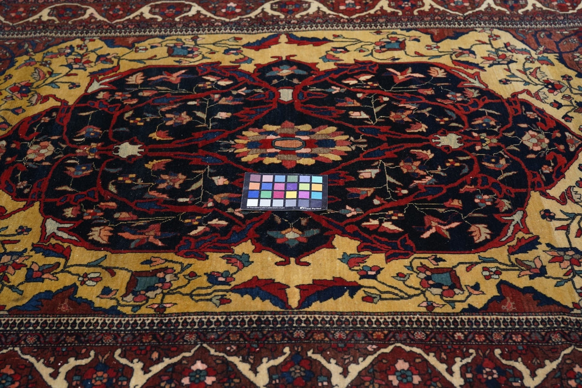 Antique Farahan Sarouk Rug 4'3'' x 6'8''