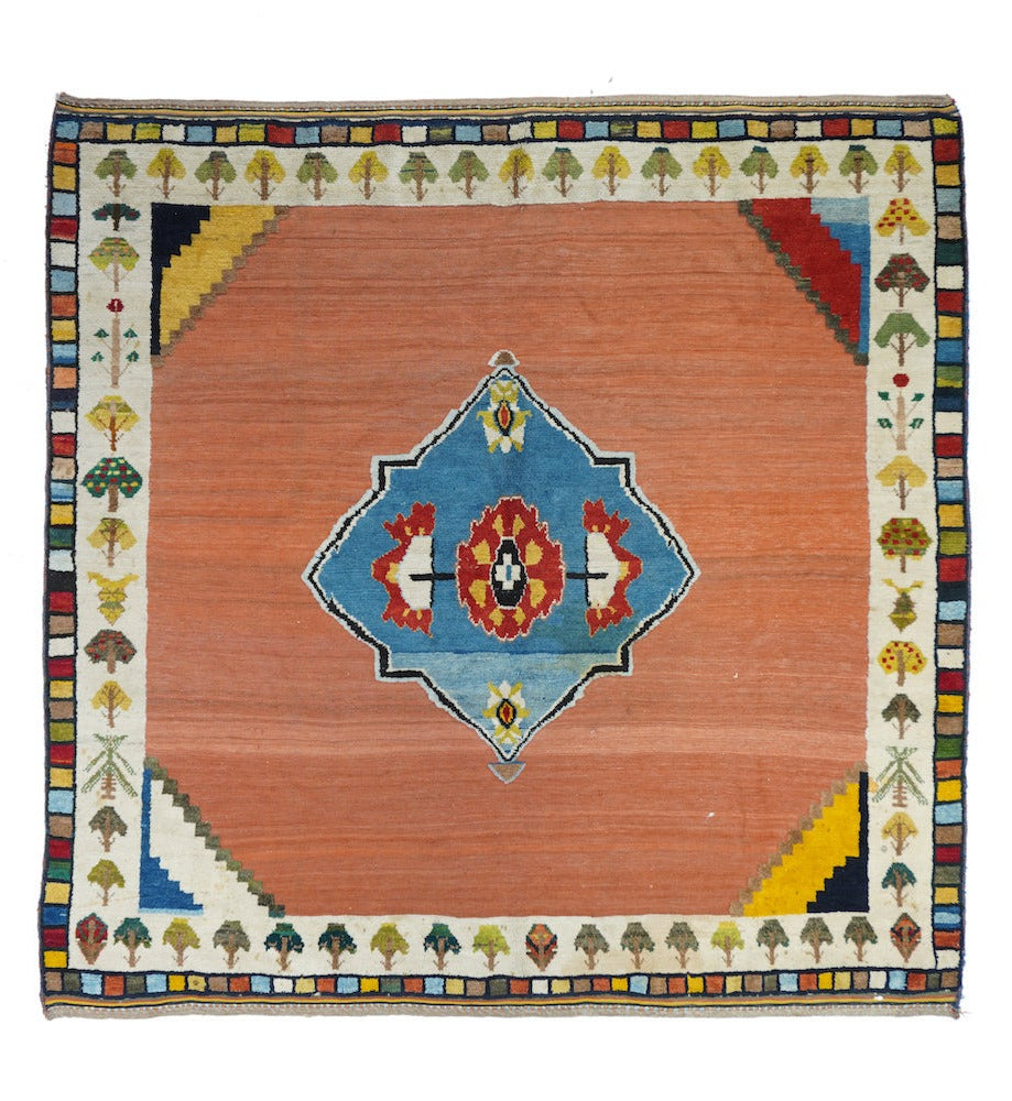 Vintage Gabbeh Rug 6'5'' x 6'7''