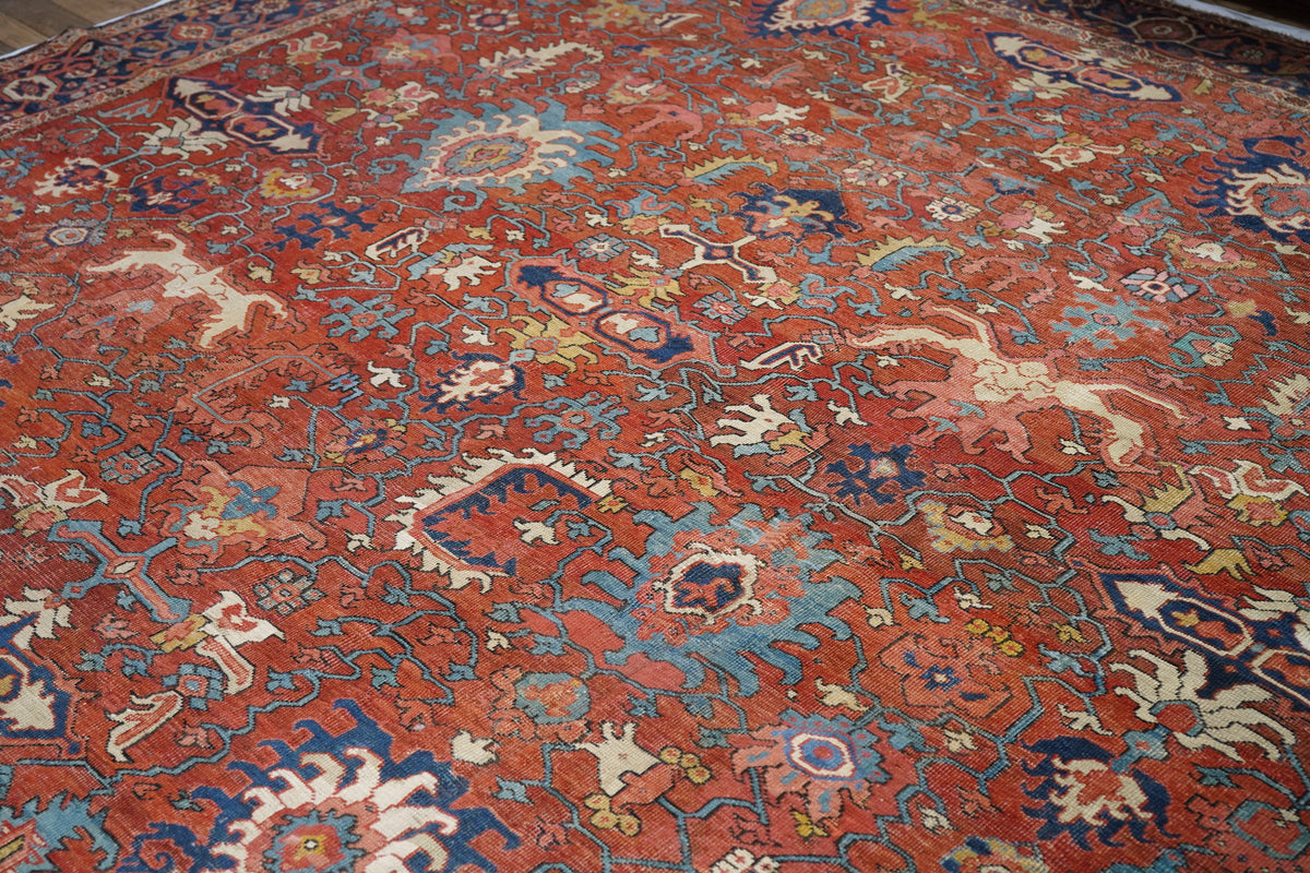 Fine Antique Serapi Rug 11'5'' x 17'10''