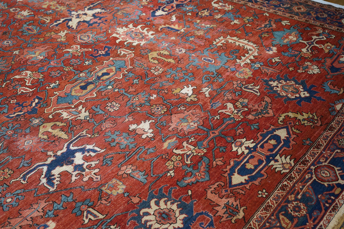 Fine Antique Serapi Rug 11'5'' x 17'10''