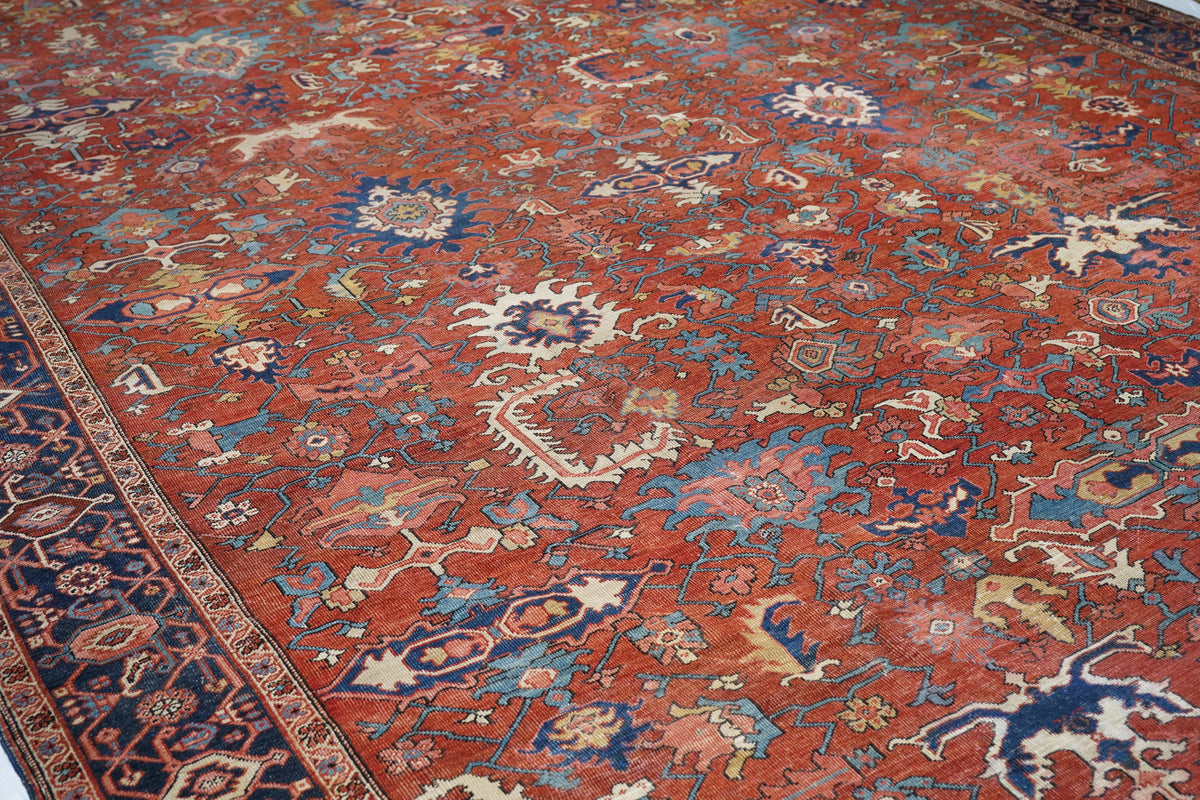 Fine Antique Serapi Rug 11'5'' x 17'10''