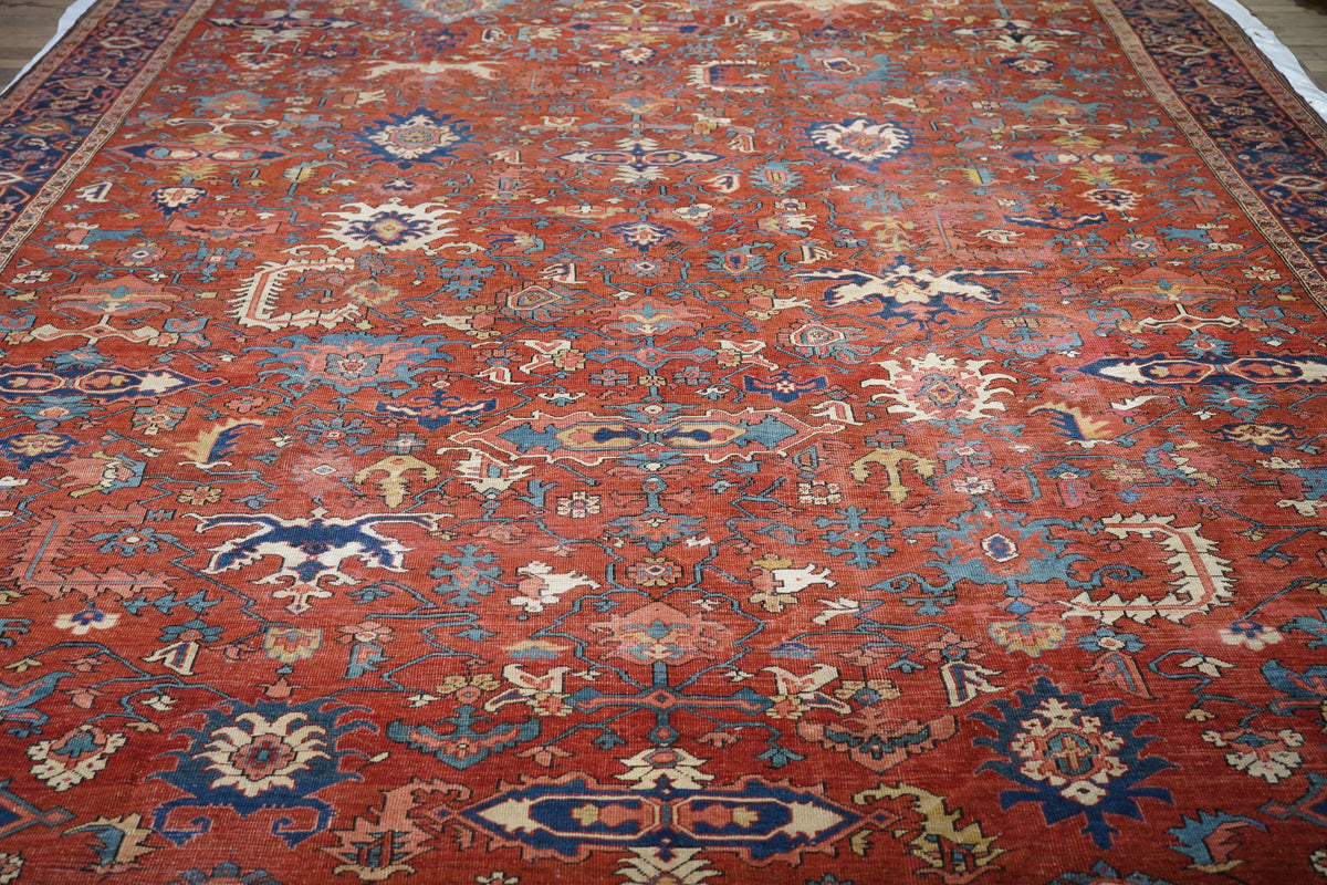 Fine Antique Serapi Rug 11'5'' x 17'10''