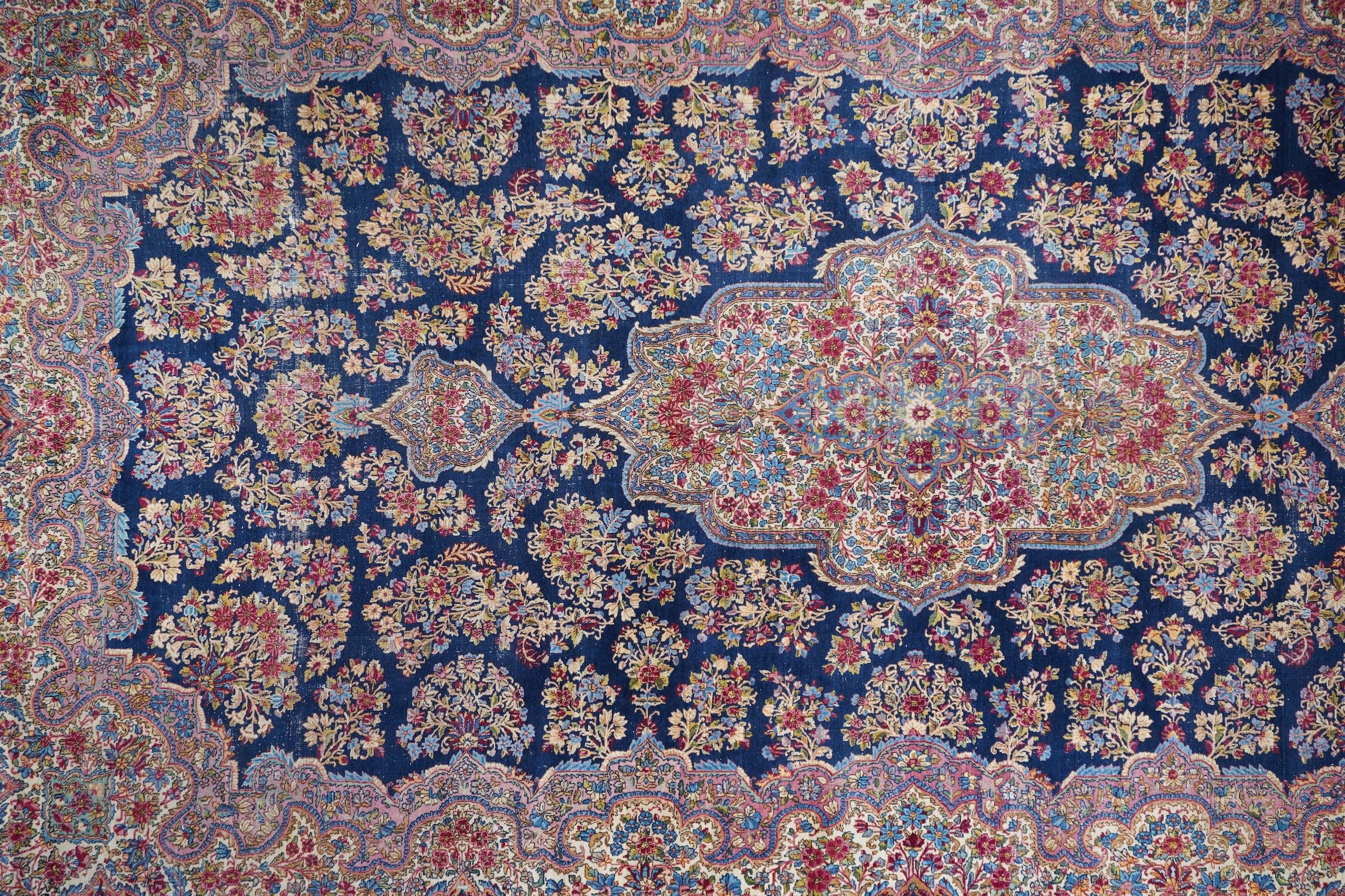 Vintage Kerman Rug 12' 0" x 19' 0"