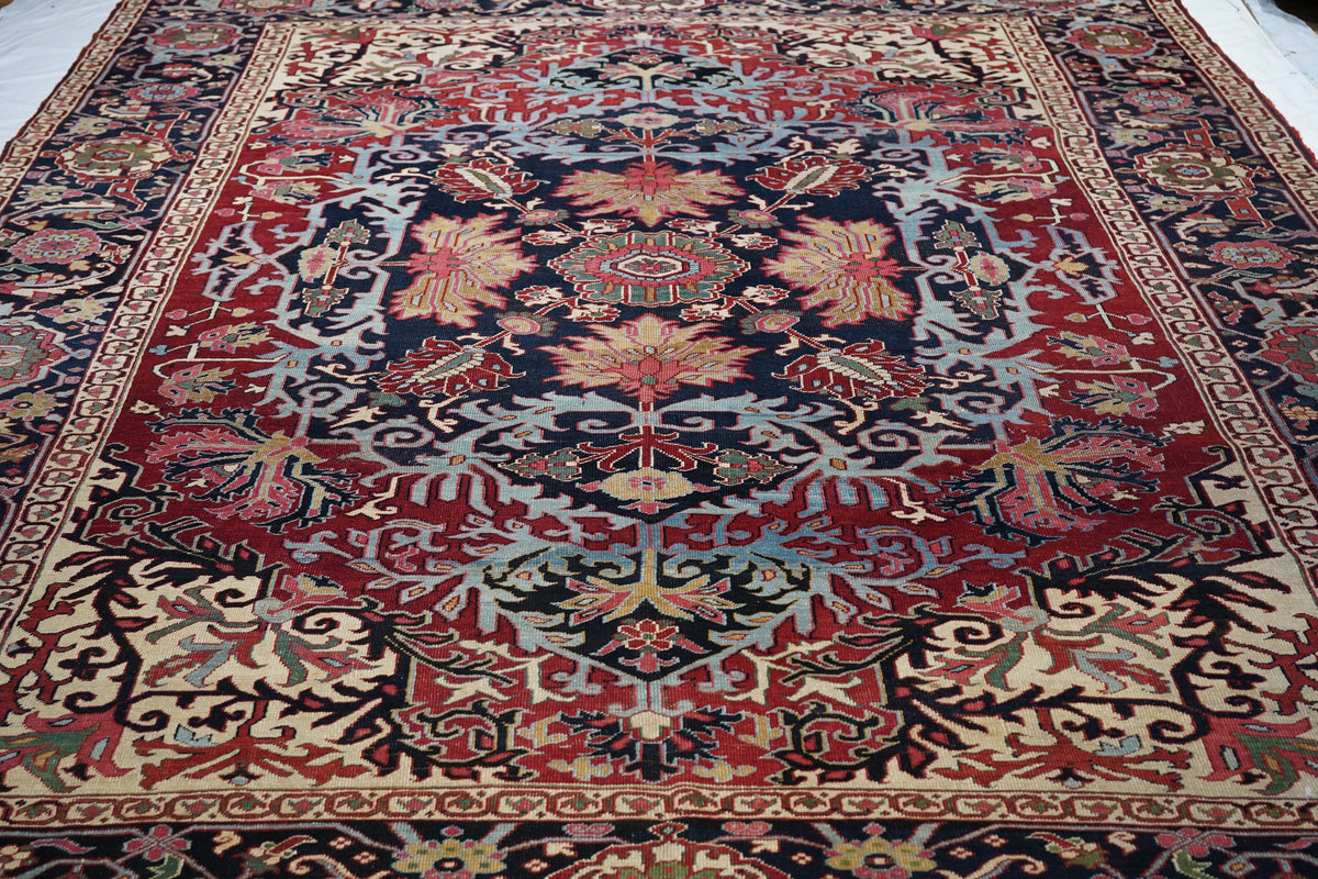 Antique Serapi Rug 9'7'' x 12'7''