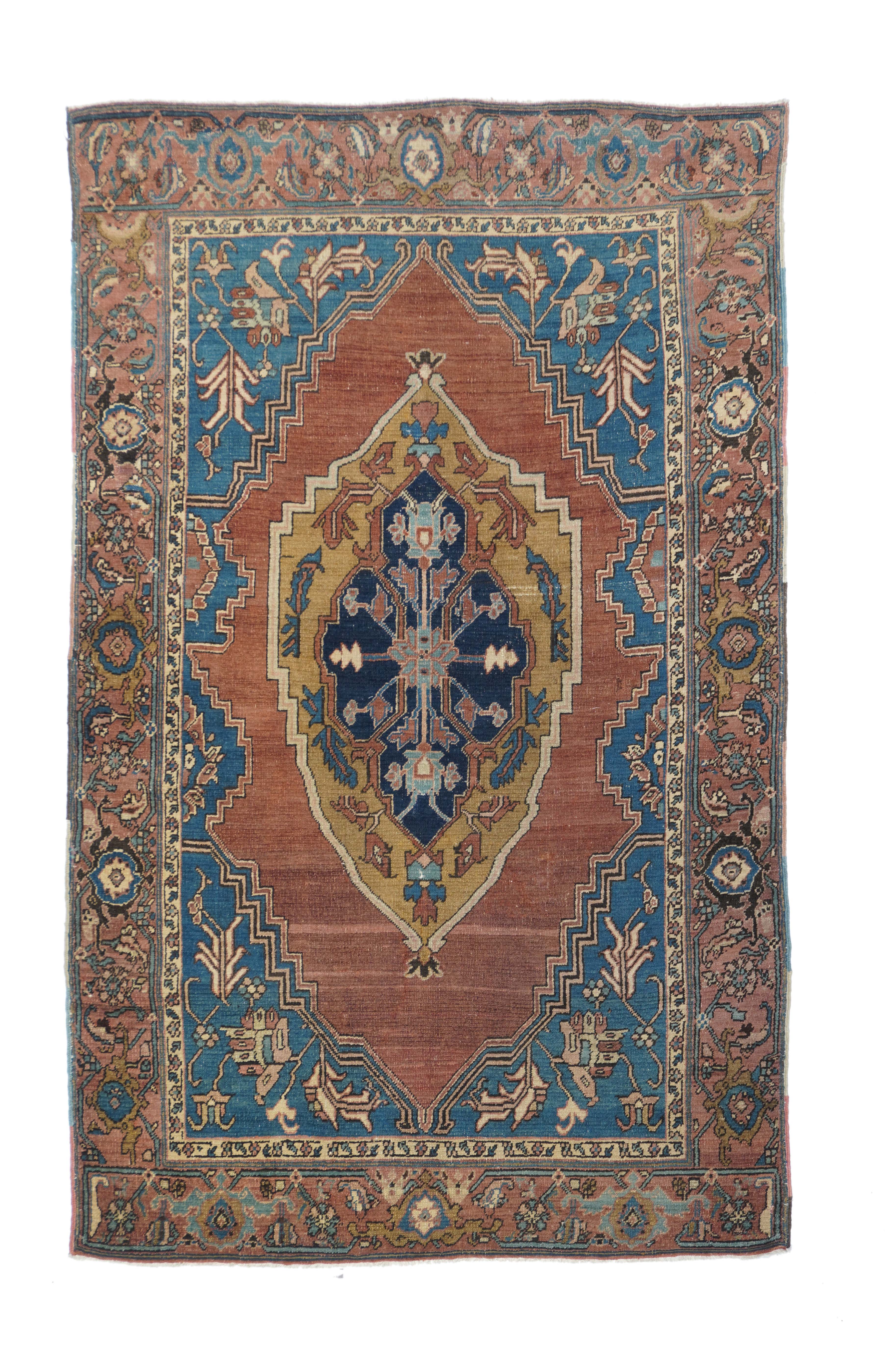 Antique Bakhshayesh Rug 4'3'' x 6'8''