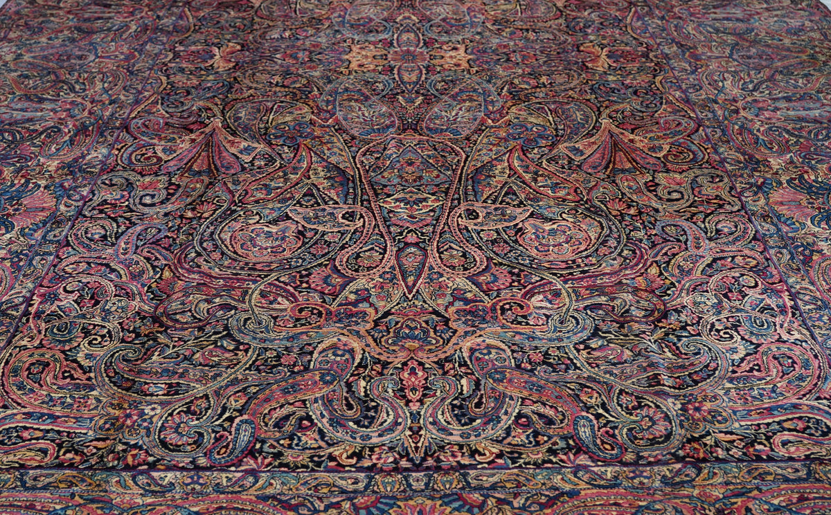 Antique Kerman Rug 10'7'' x 19'2''