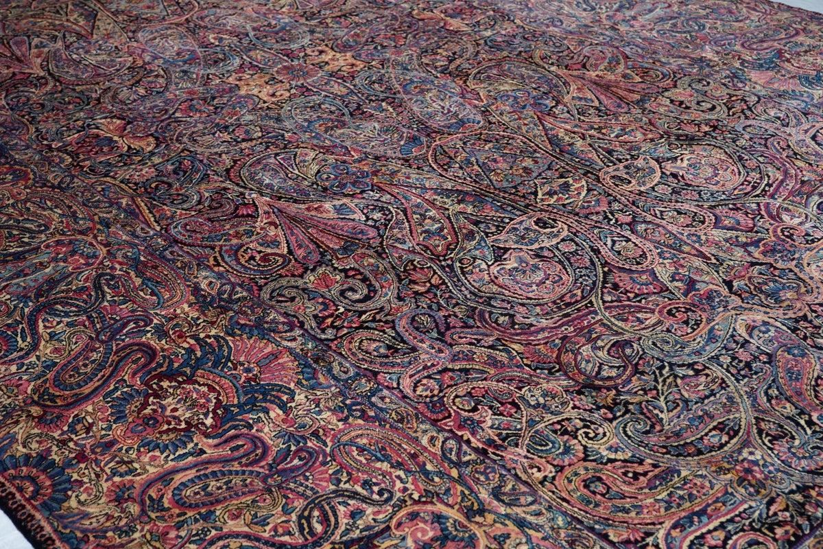 Antique Kerman Rug 10'7'' x 19'2''