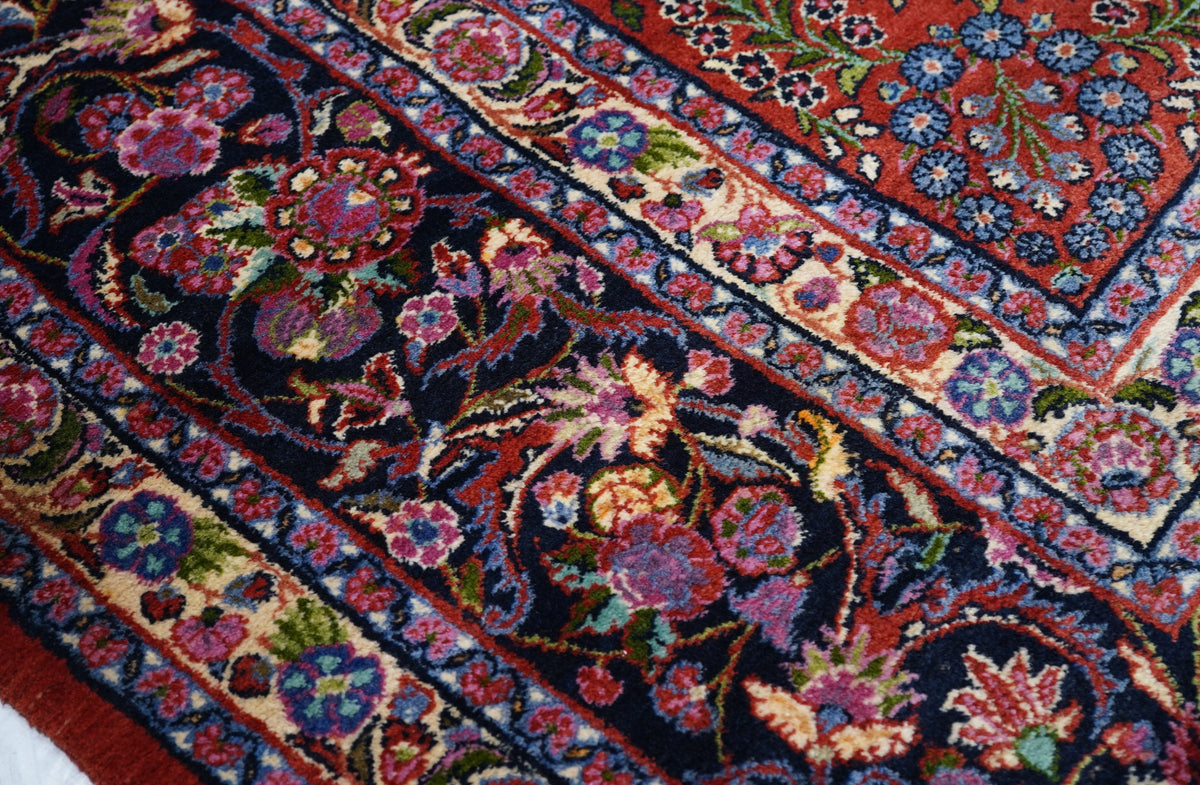 Vintage Kazvin Rug 10'4'' x 19'4''