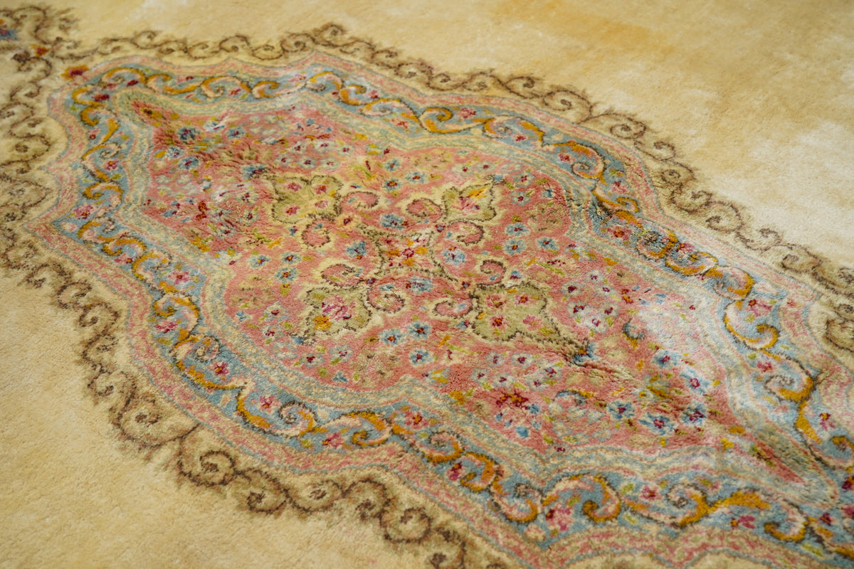 Vintage Kerman Rug 10'1'' x 21'9''