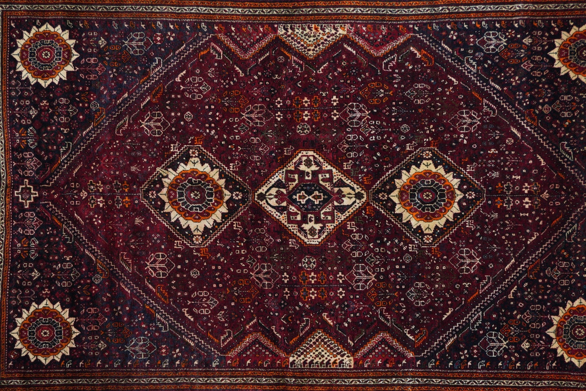 Vintage Shiraz Rug 7'0'' x 10'7''