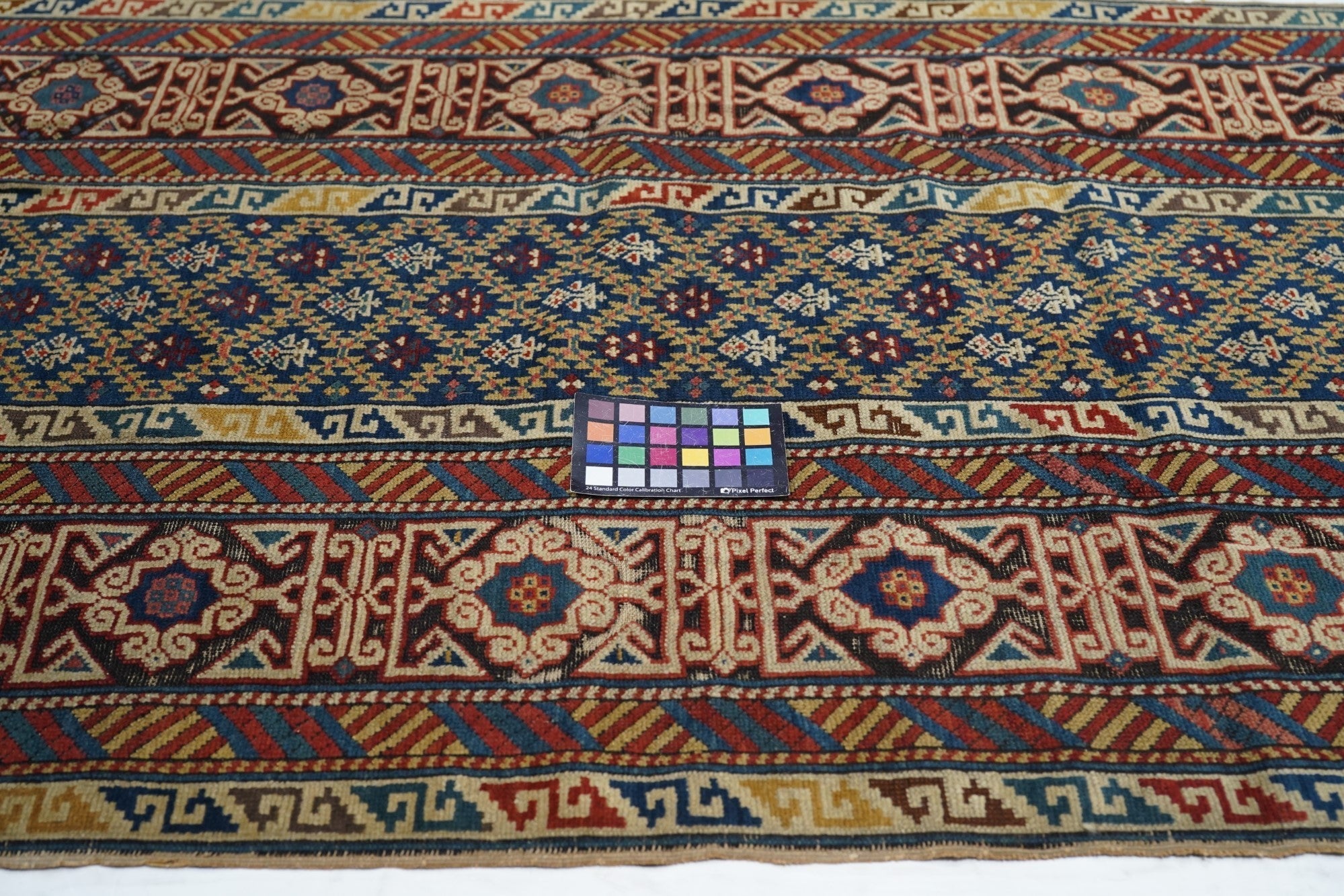 Antique Kuba Rug 3'7'' x 8'3''