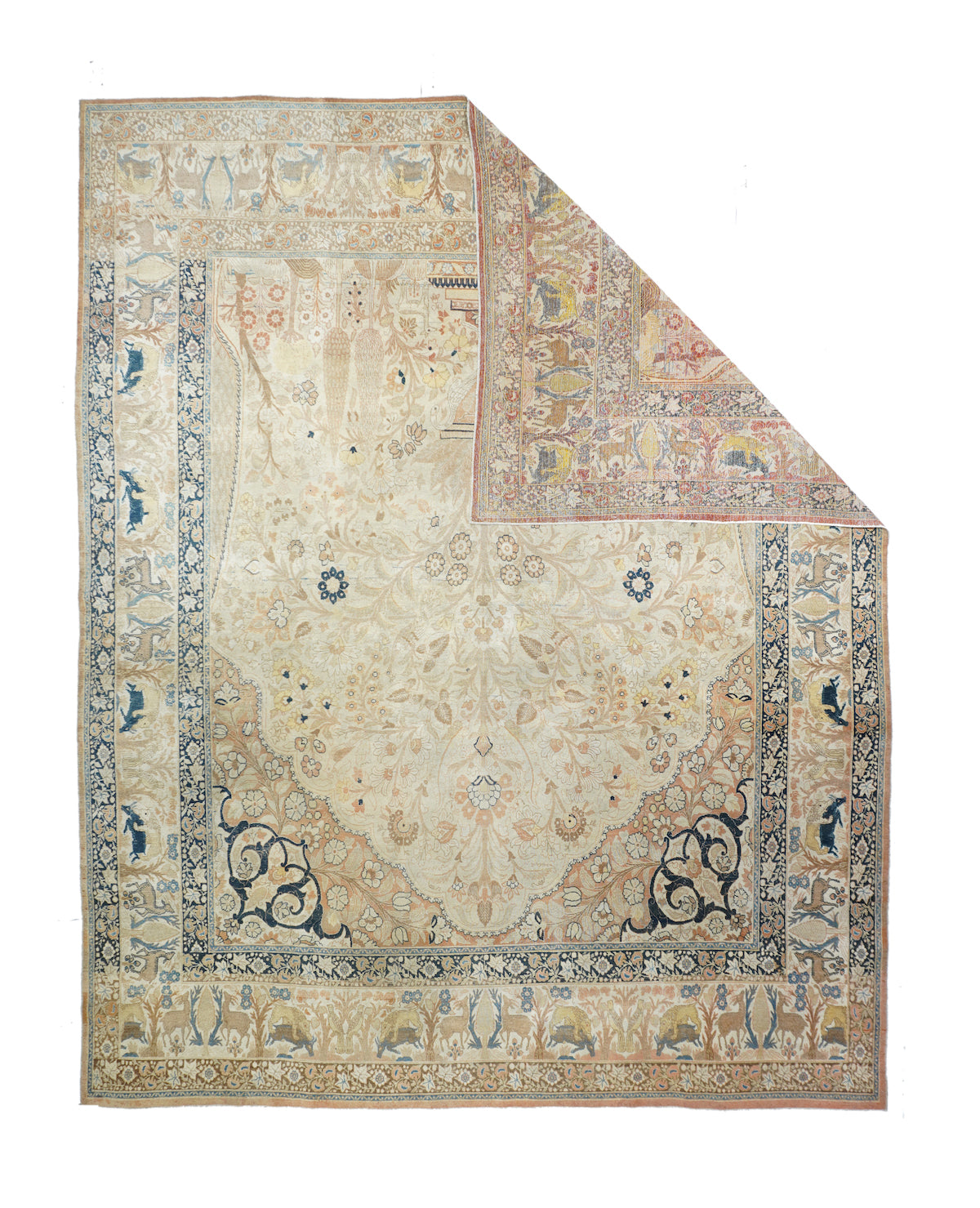 Antique Haji Jalili Tabriz Rug 9'10'' x 12'4''