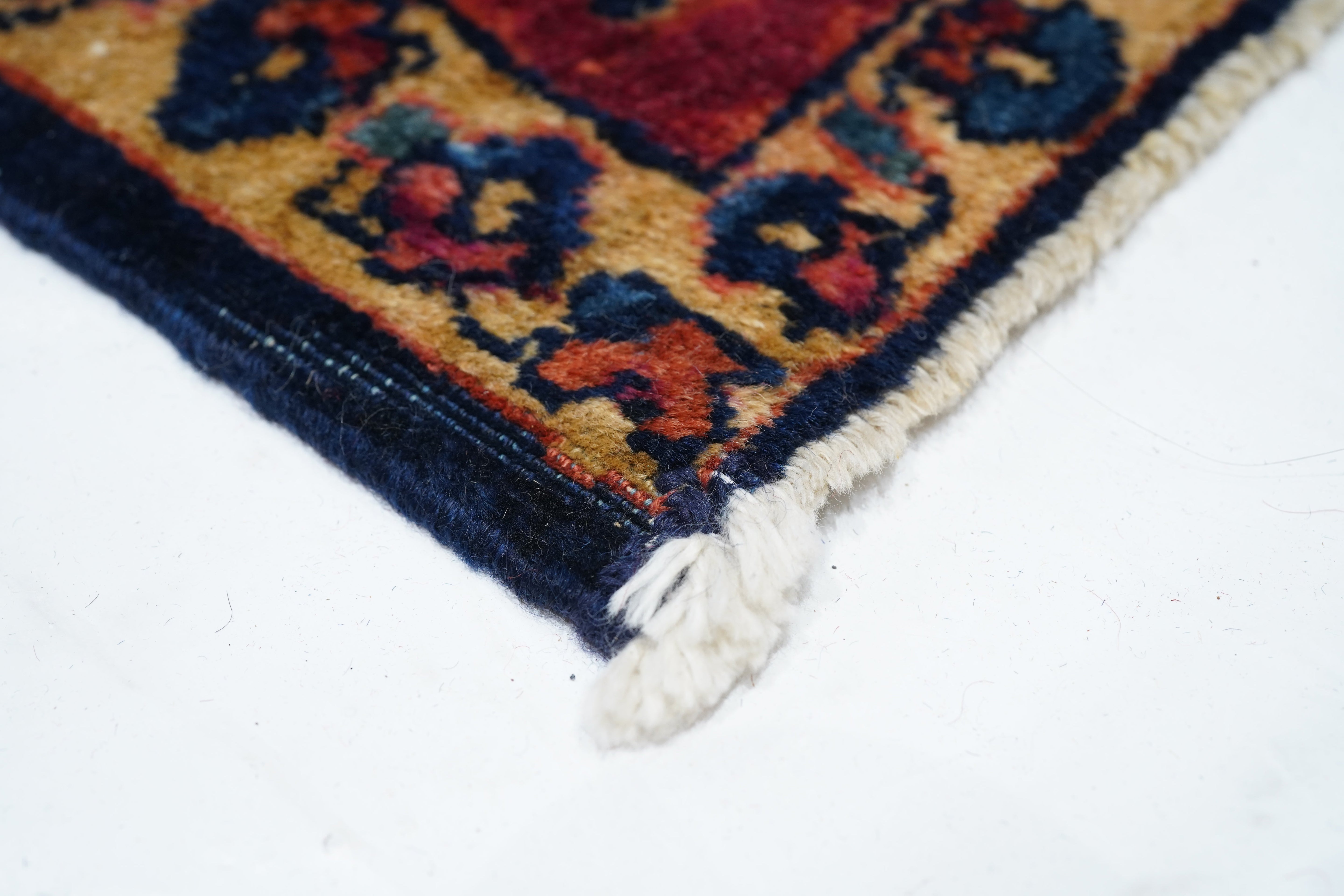 Antique Mohajeran Sarouk Rug 4'2" x 6' 2"