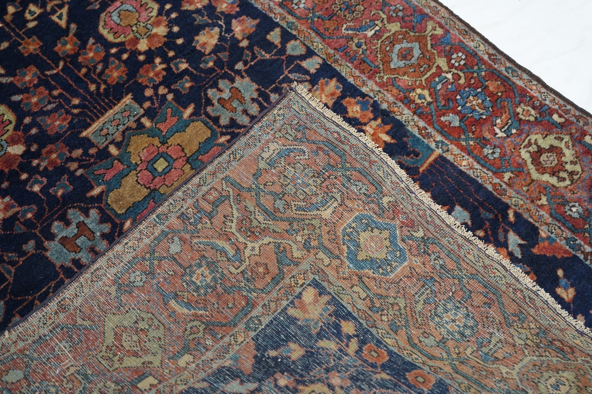 Antique Farahan Sarouk Rug 3'3'' x 4'11''