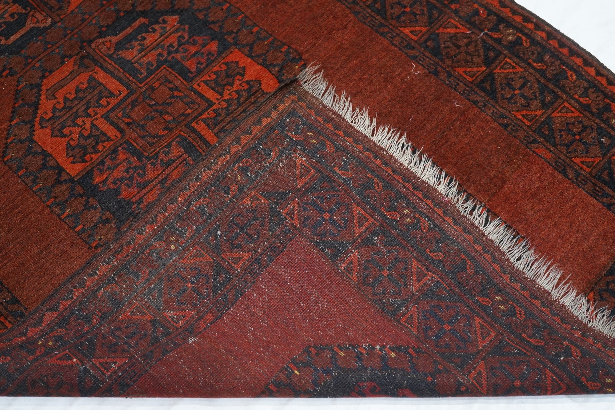 Vintage Afgan Rug 3'9'' x 5'5''