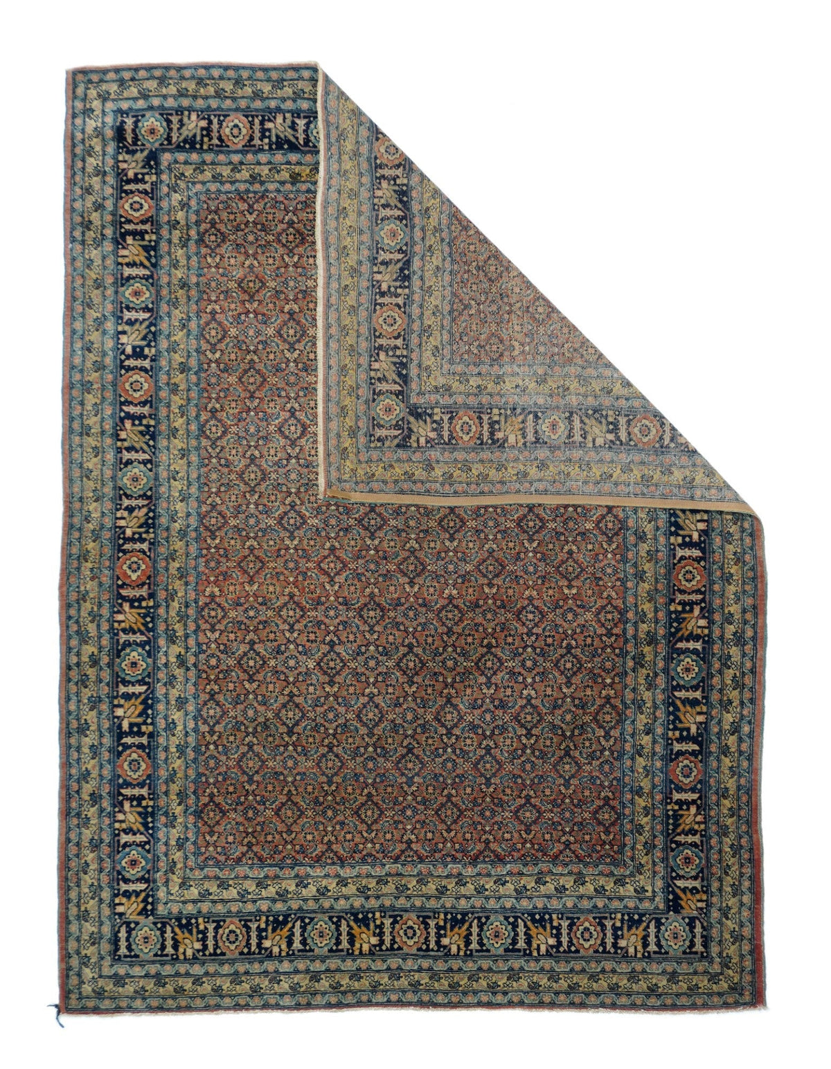 Antique Tabriz Rug 4'8'' x 6'3''