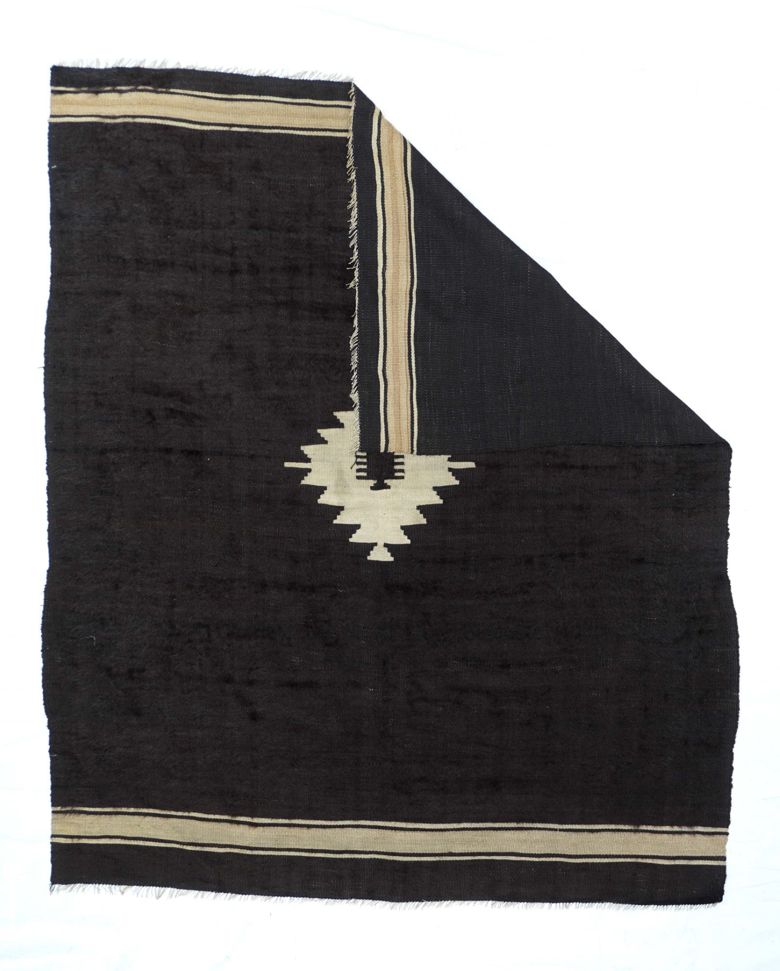 Vintage Moroccan Kilim Rug 4'5'' x 5'4''
