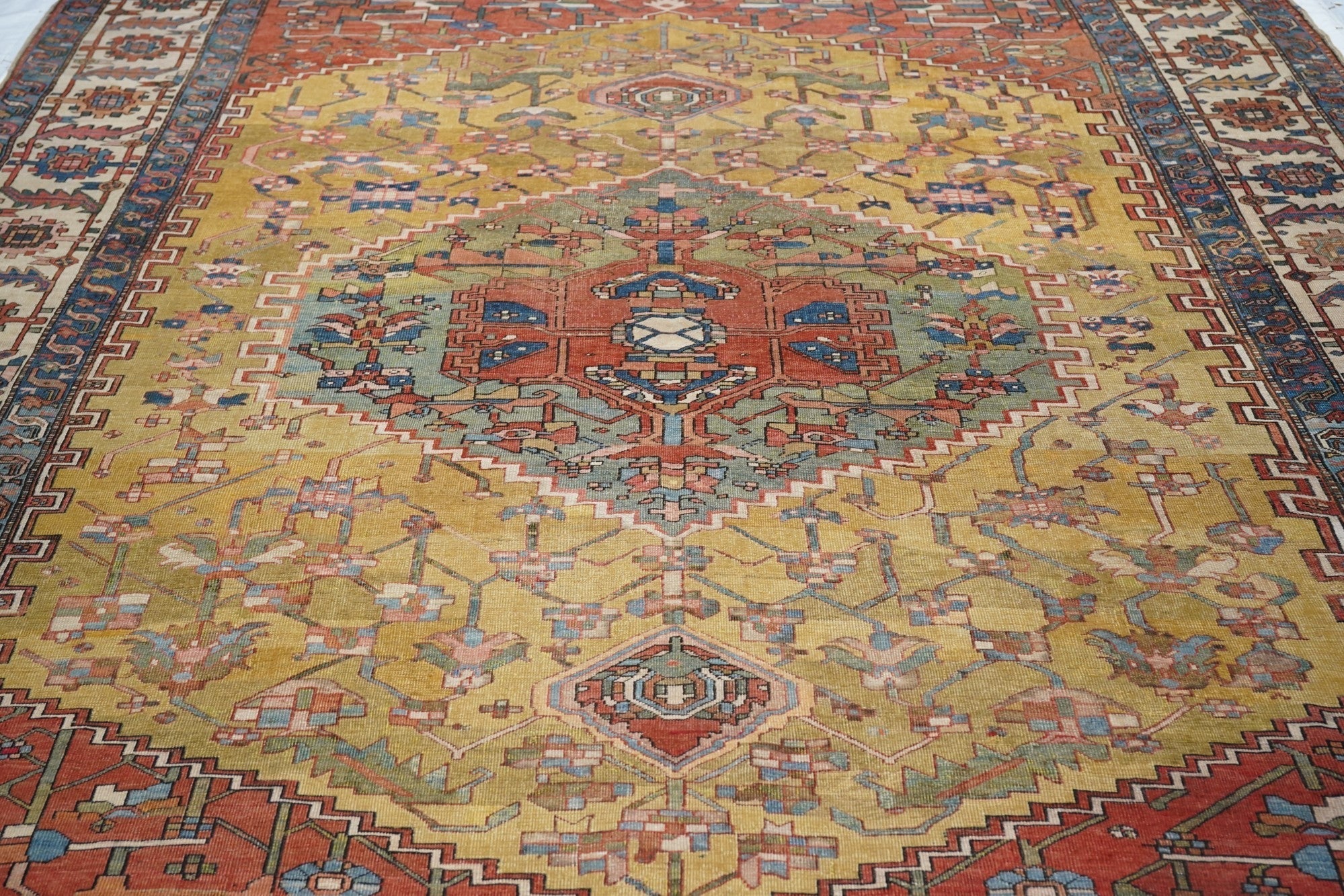 Antique Bakhshayesh Rug 9'8'' x 12'6''