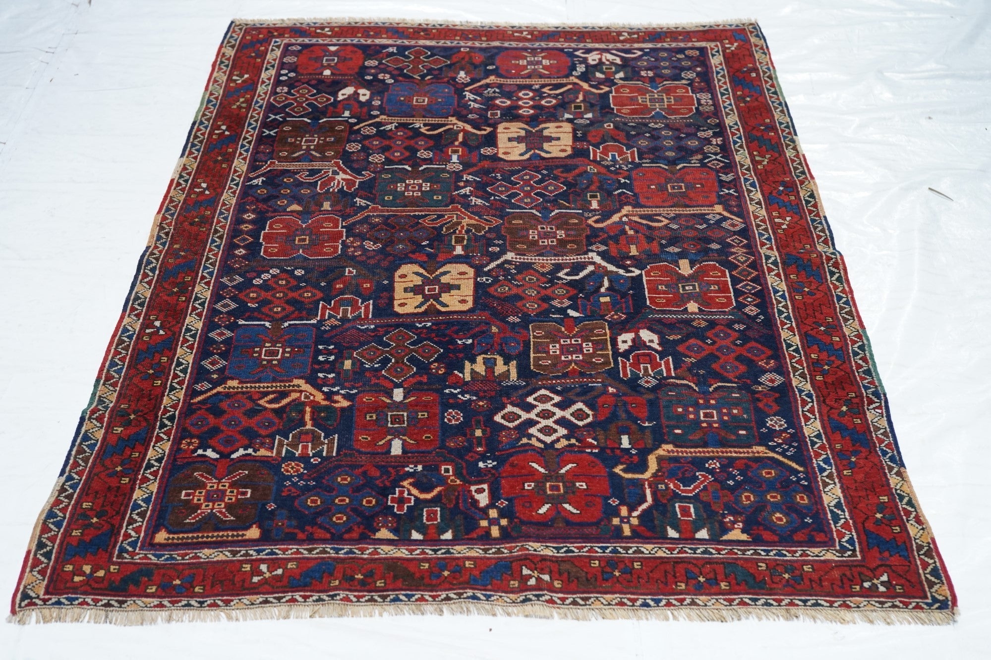 Antique Afshar Rug 4'1'' x 5'8''