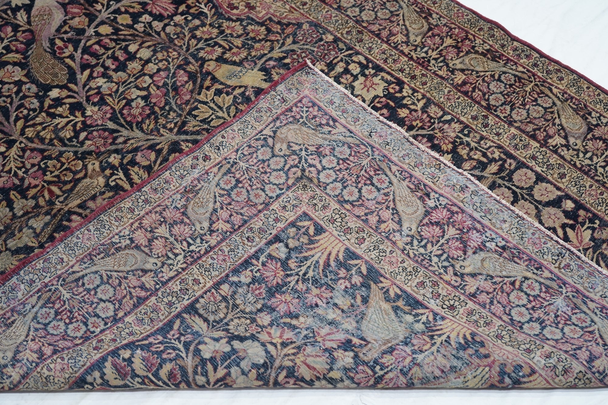 Antique Lavar Kerman Rug 4'9'' x 7'5''