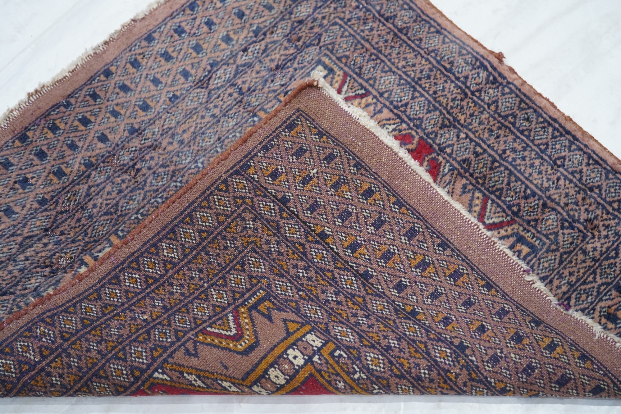 Vintage Bokara Rug 2'1'' x 2'2''