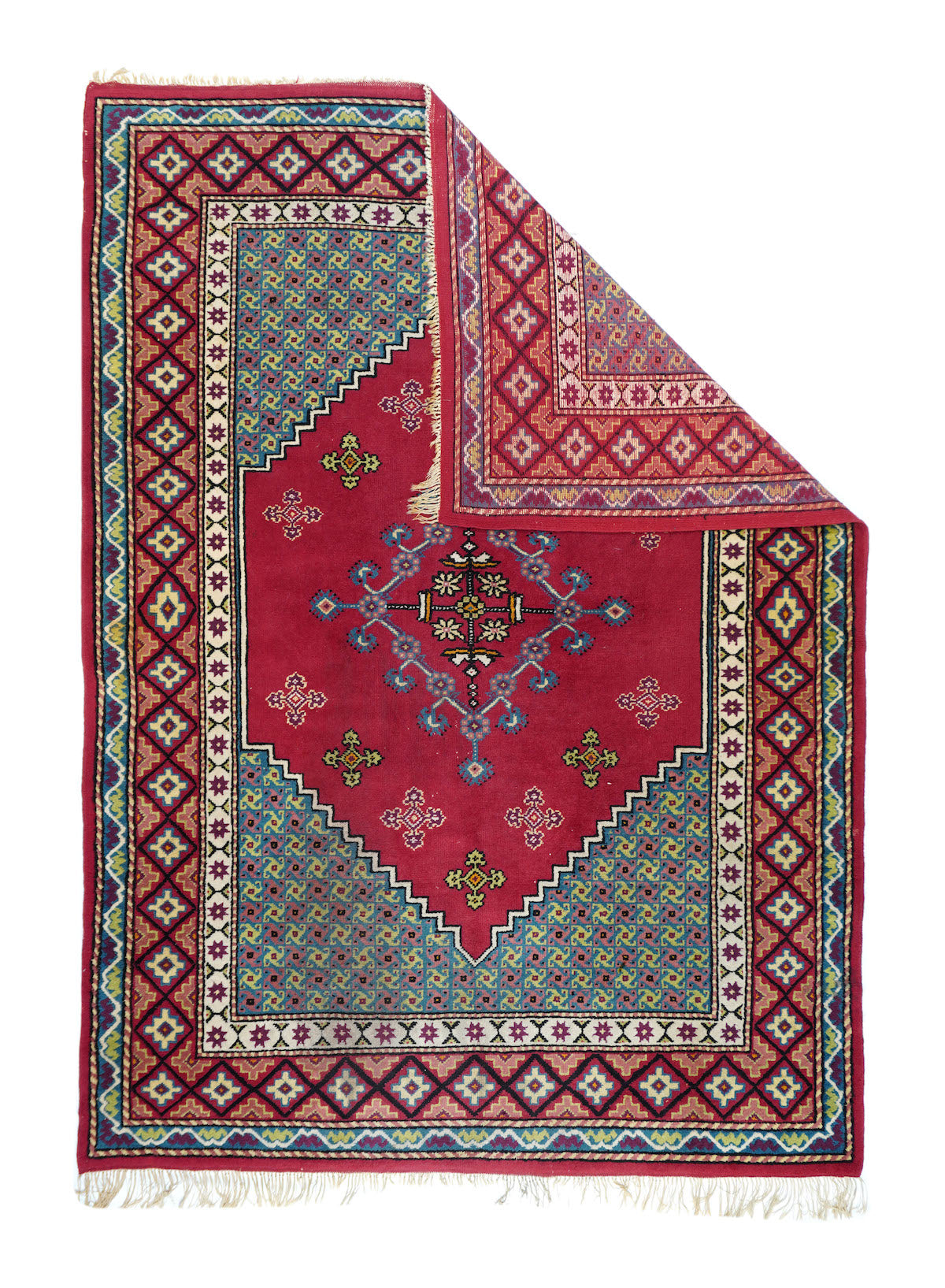 Vintage Moroccan Rug 6'5'' x 8'10''