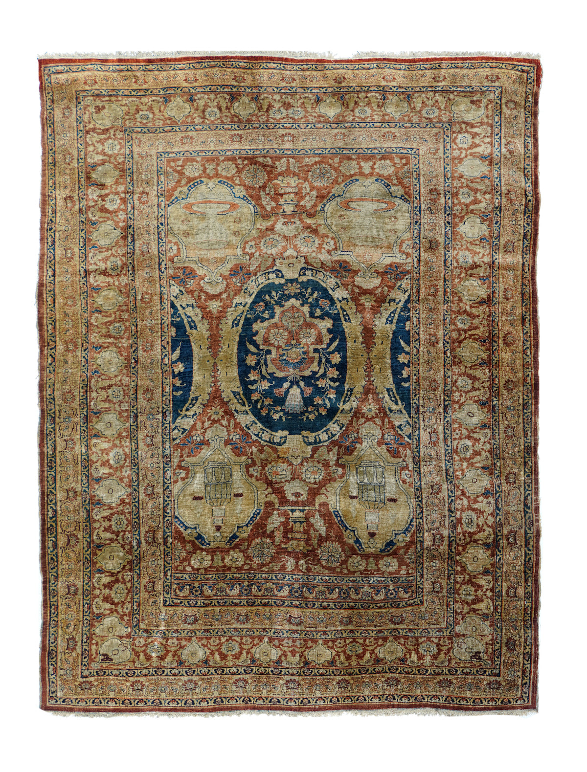 Antique Heriz Rug 4'7'' x 6'1''