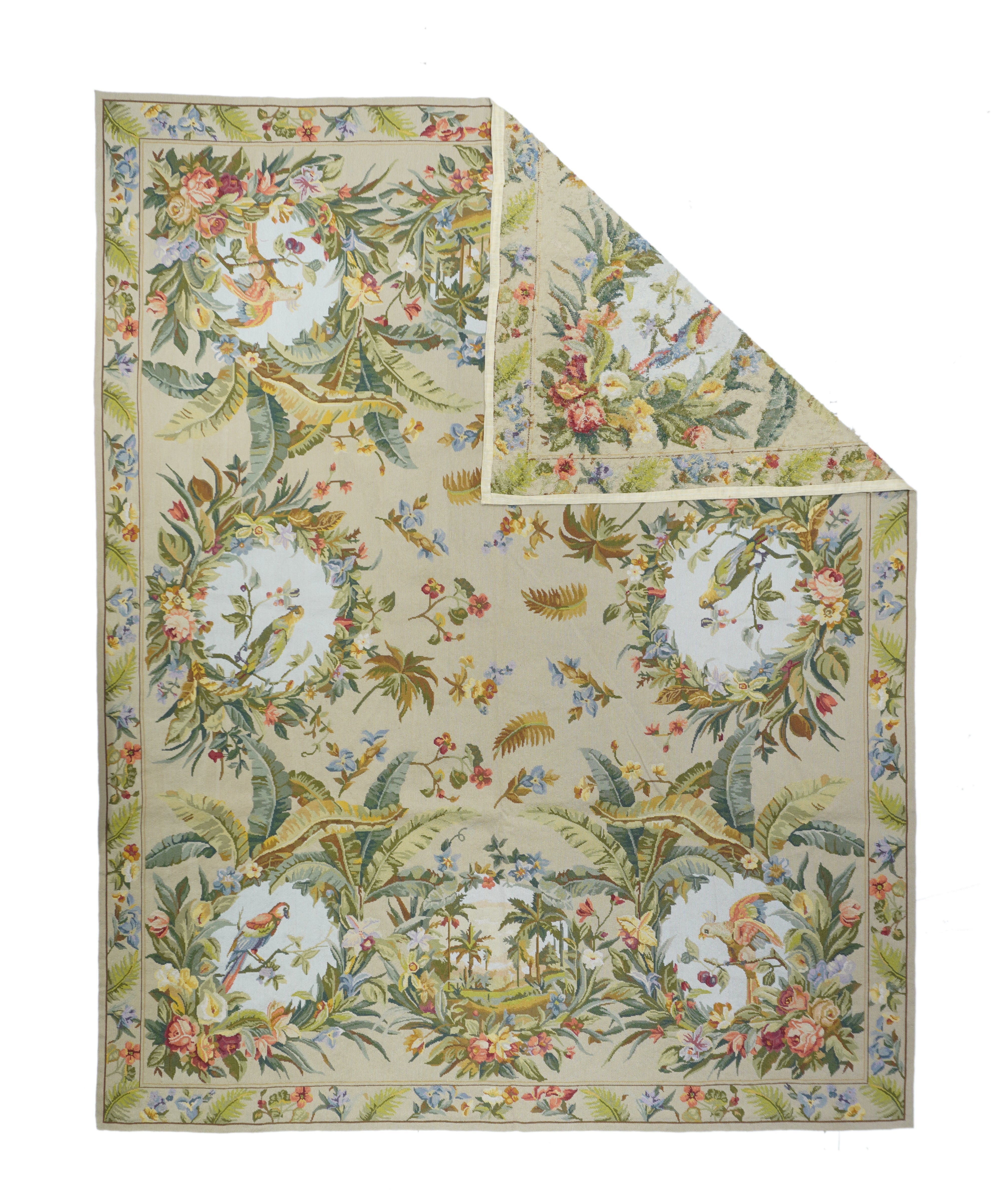French Aubusson Design Rug 8'0'' x 10'0''