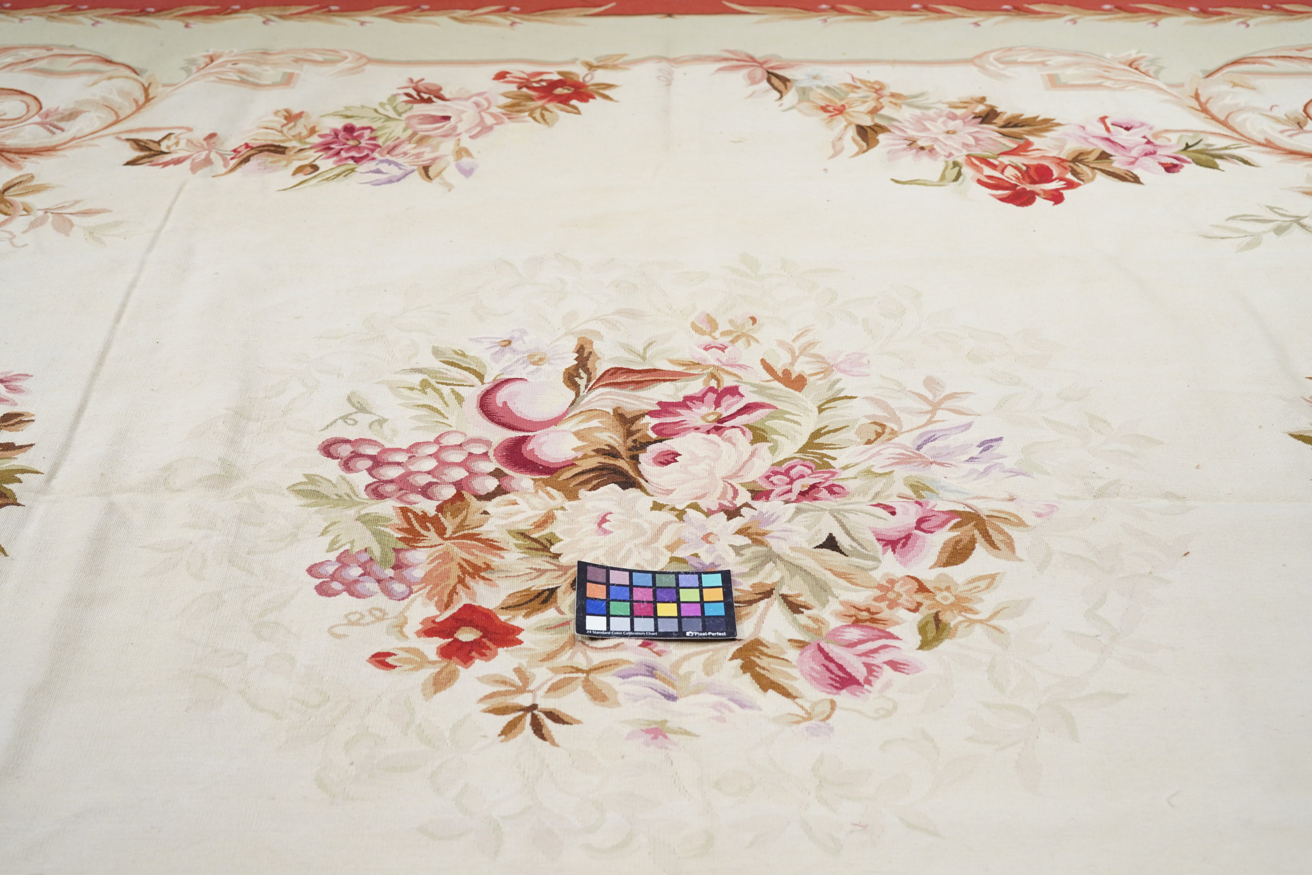 Vintage Aubusson Design Tapestry 8'10'' x 12'2''