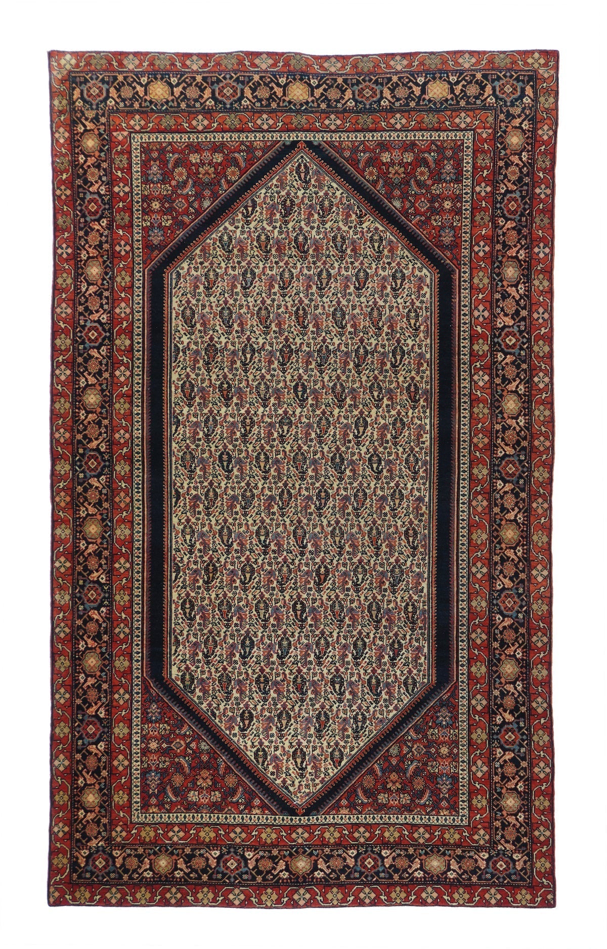 Antique Farahan Sarouk Rug 3'10'' x 6'7''