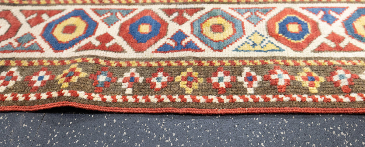 Antique Caucasian Ganje Kazak Rug 3'11'' x 5'11''