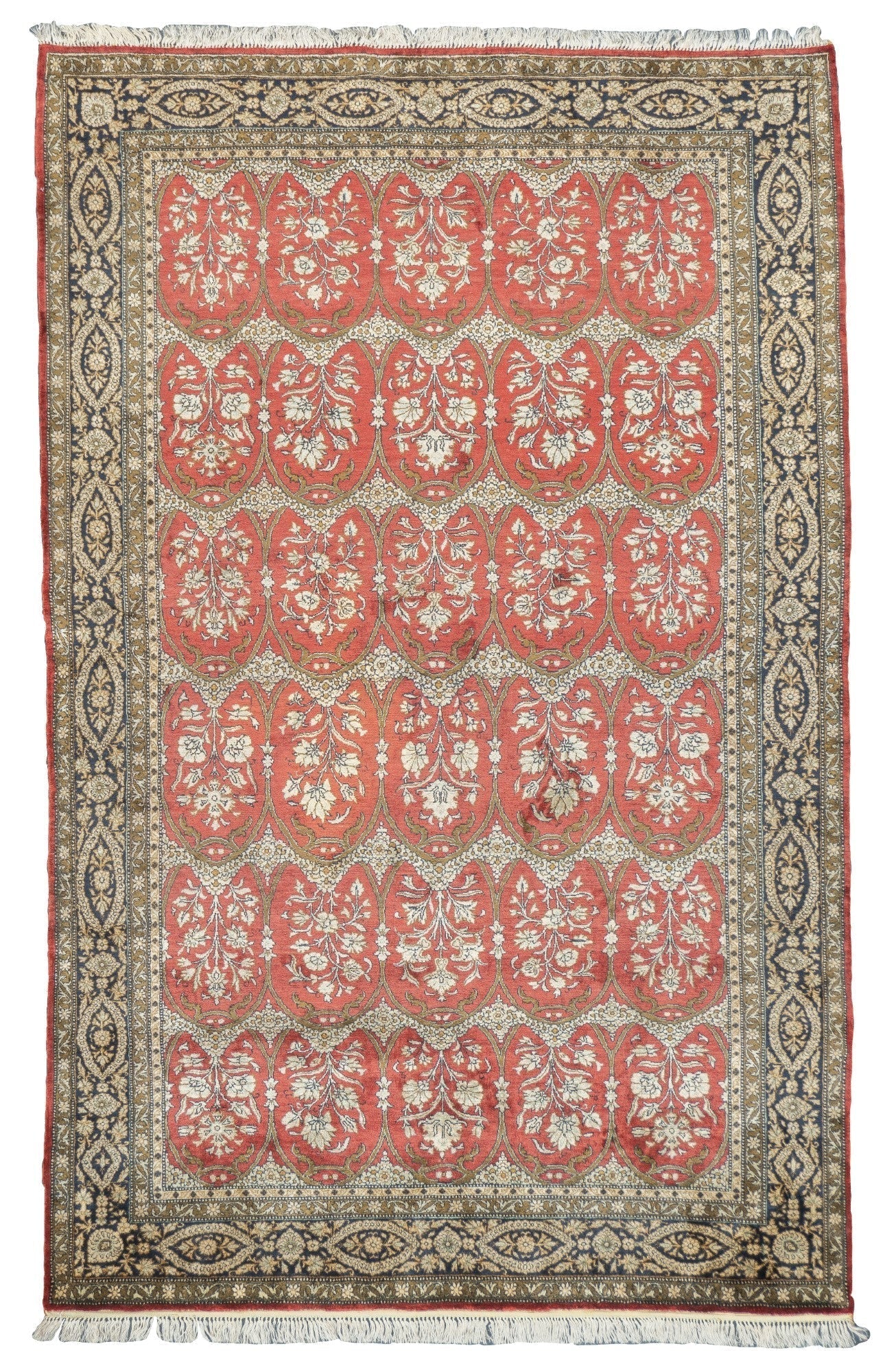 Vintage Qum Rug 4'7'' x 7'1''
