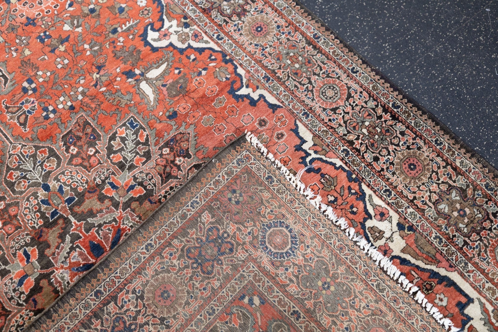 Antique Farahan Sarouk Rug 4'2'' x 6'5''