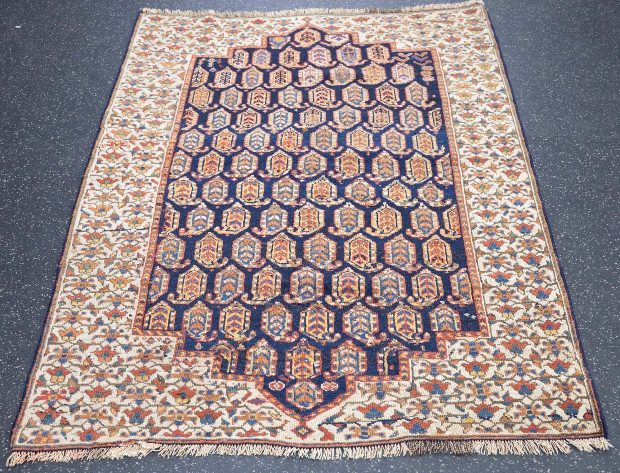 Antique Bidjar Rug 3'6'' x 4'5''