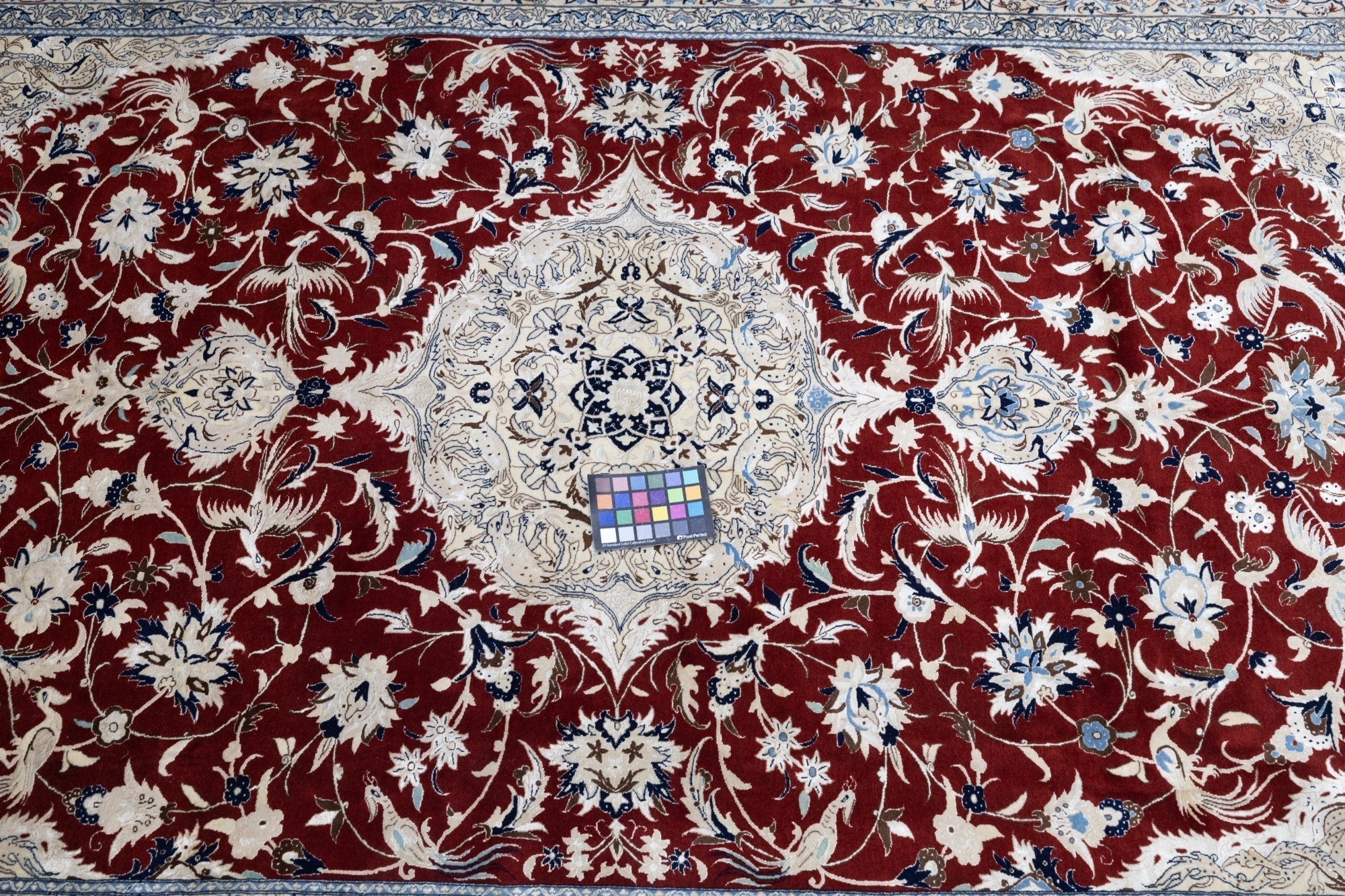 Extemely Fine Vintage Nain Rug 6'1'' x 9'3''