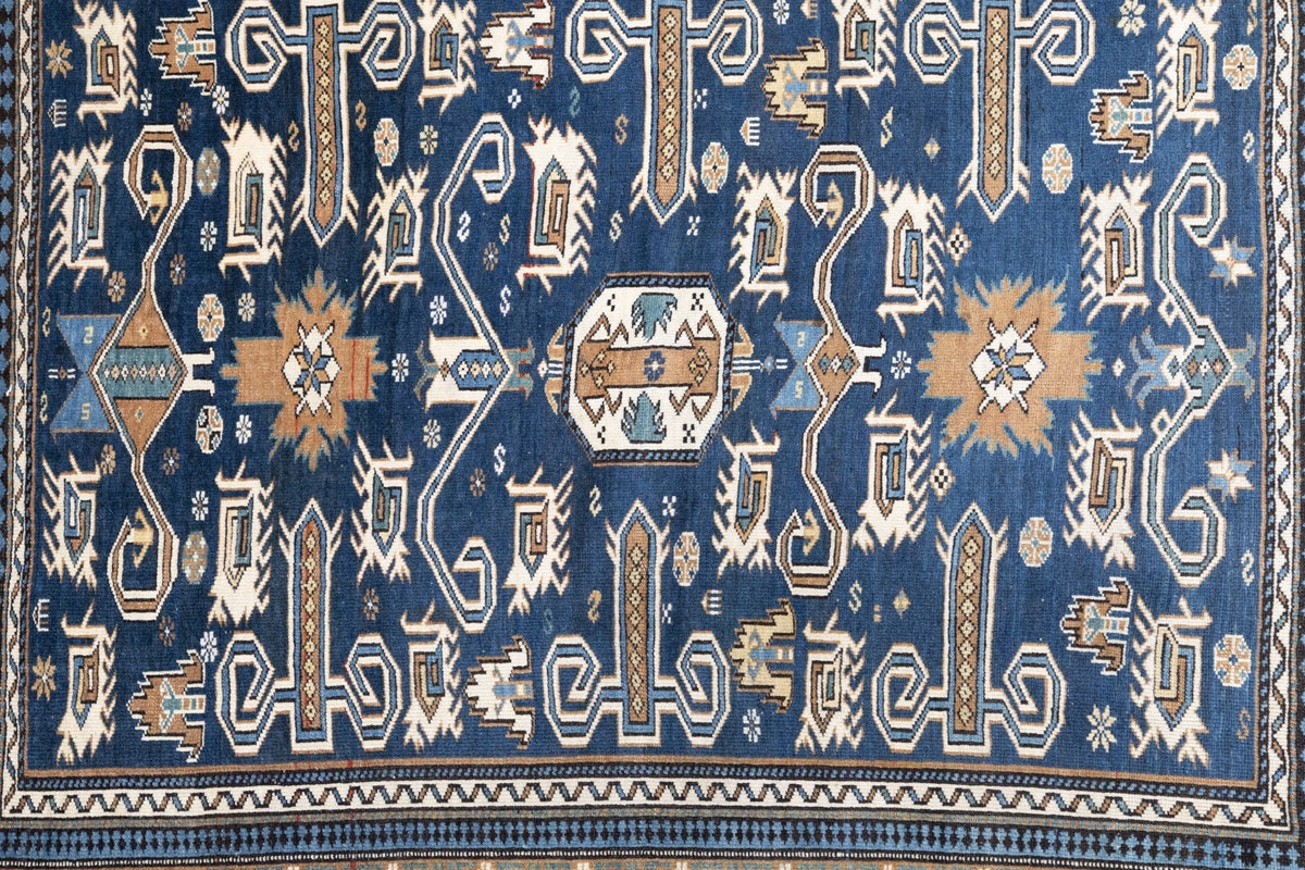 Antique Caucasian Shirvan Perpedil Rug 3'2'' x 4'0"