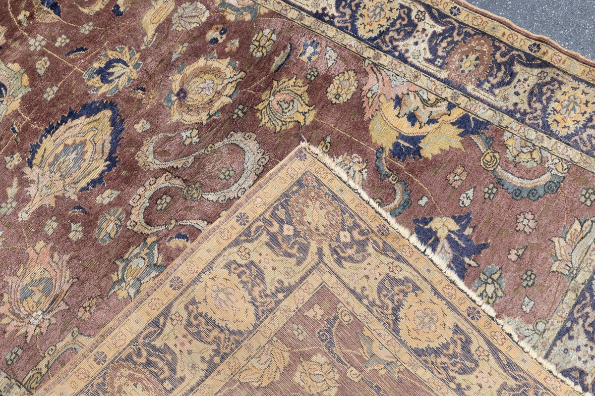 Antique Silk Hereke Rug 3'9'' x 5'1''