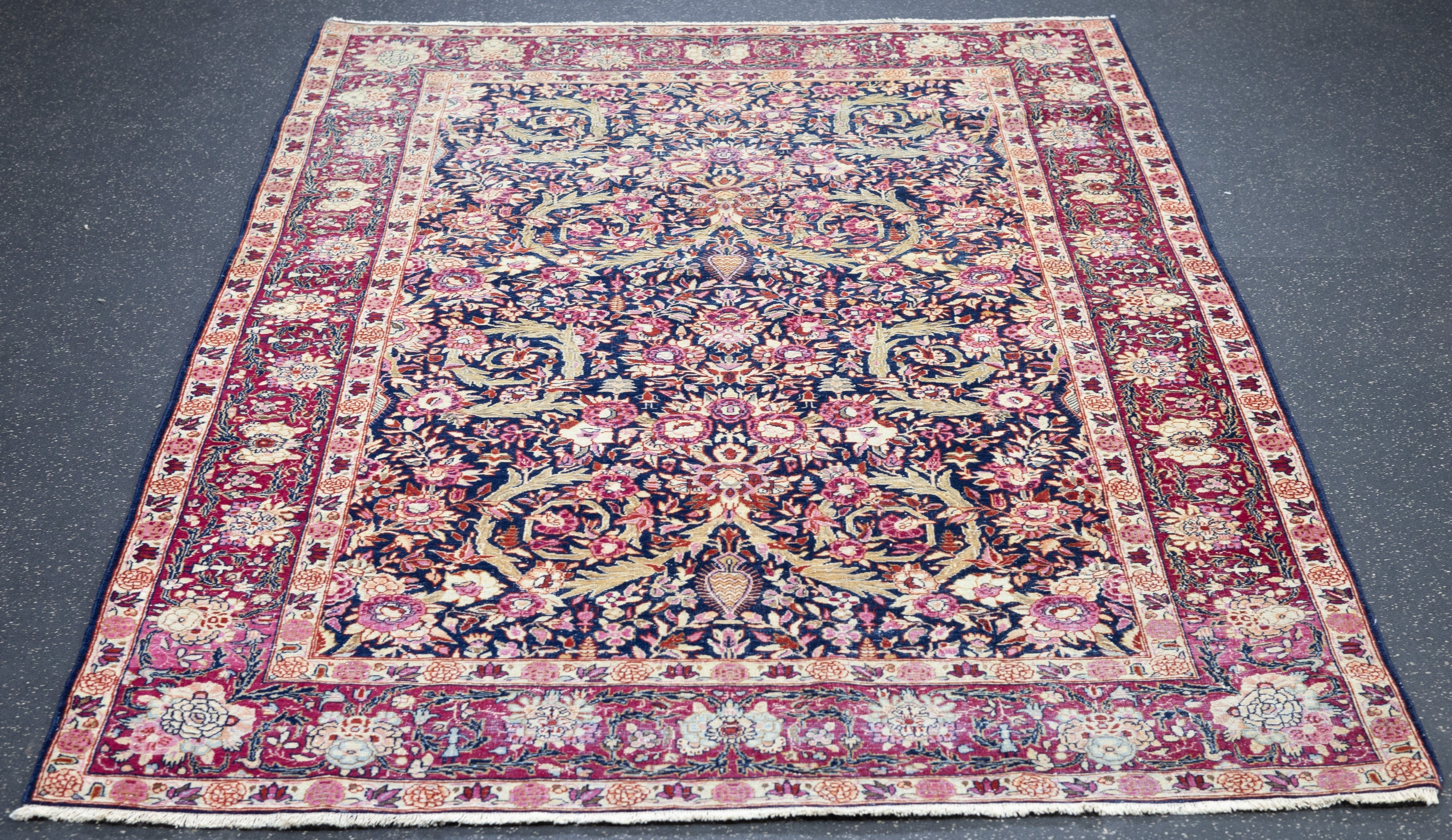 Antique Lavar Kerman Rug 4'6'' x 6'7''