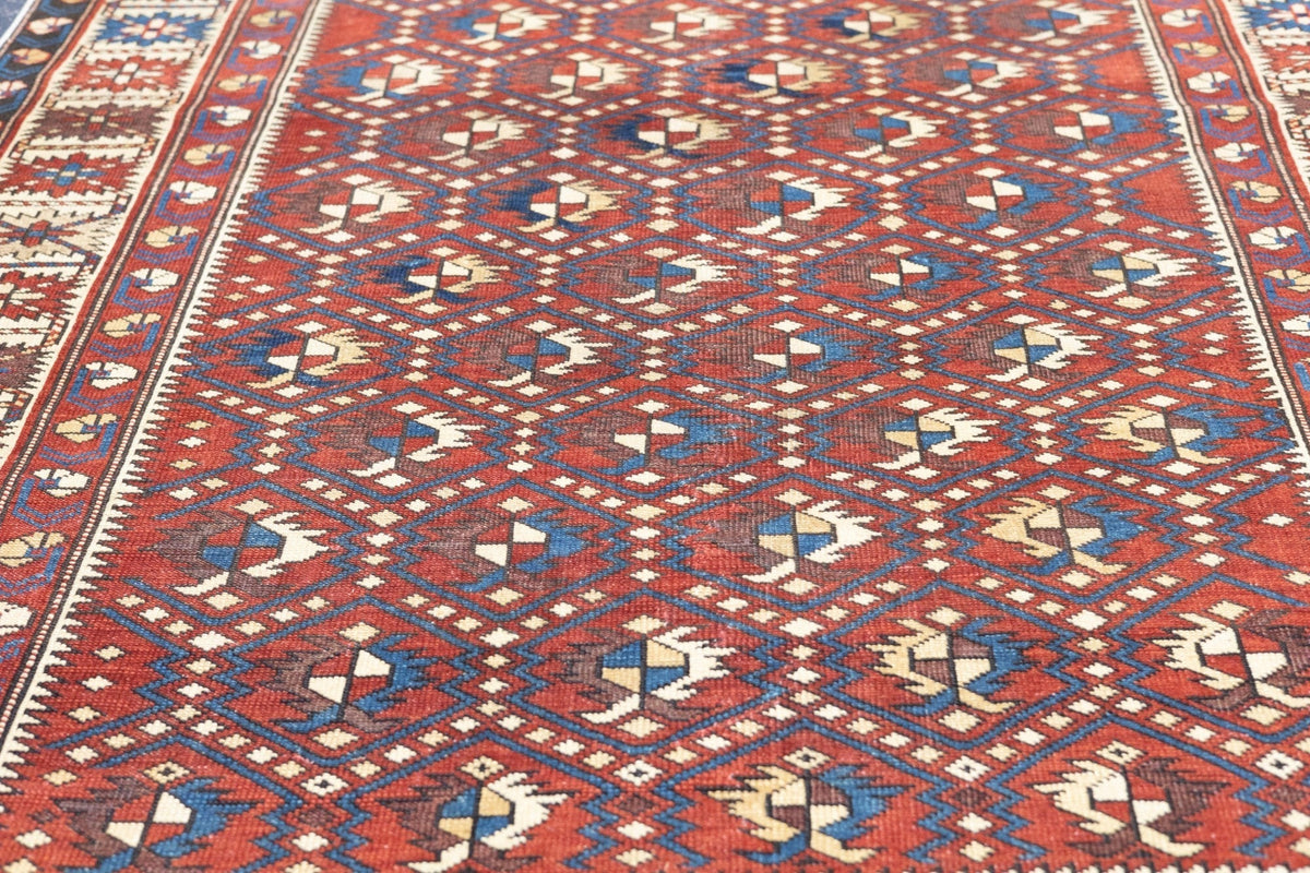 Antique Caucasian Shirvan Rug 3'10'' x 5'11''