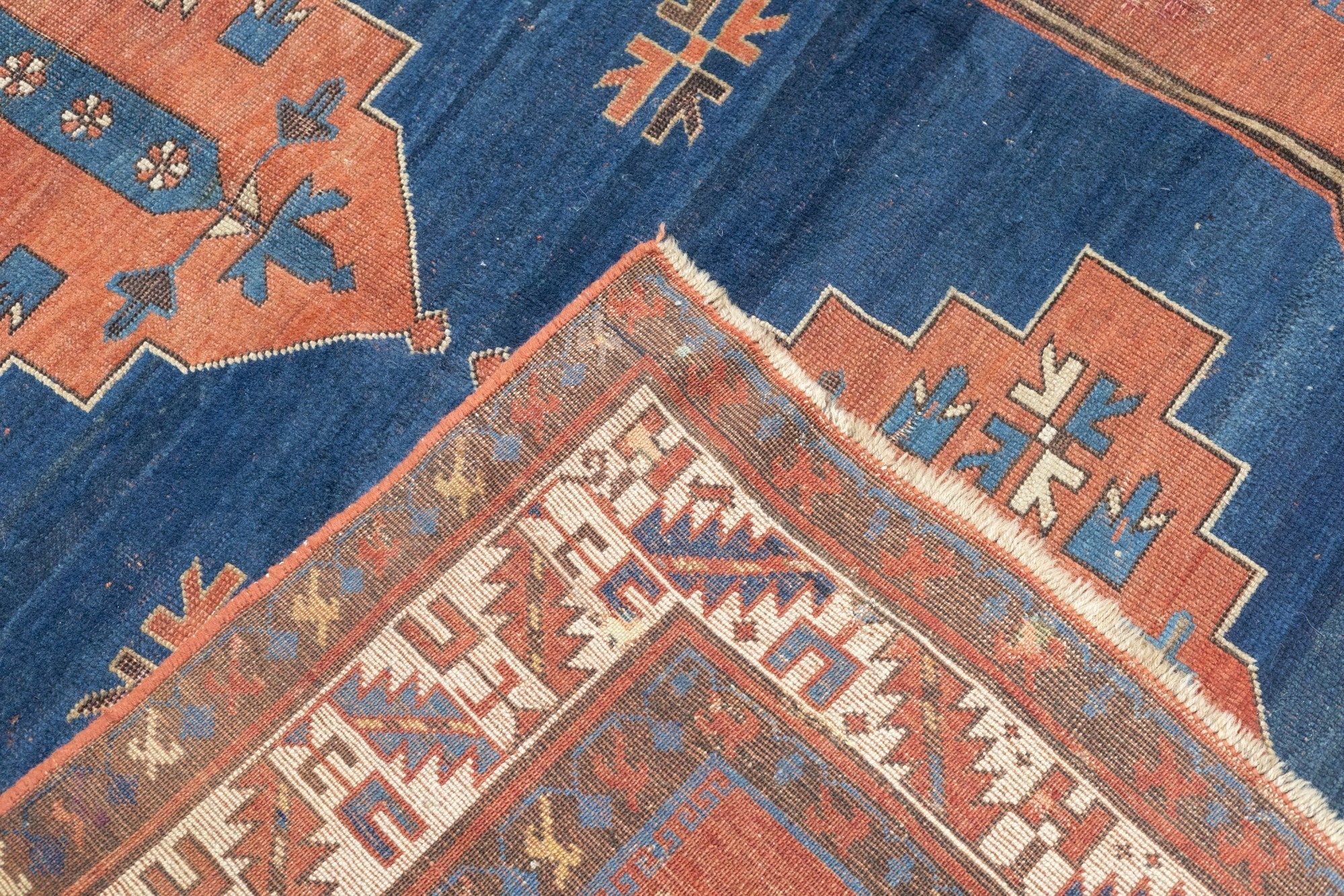 Antique Caucasian Kazak Rug 5'8'' x 8'6''