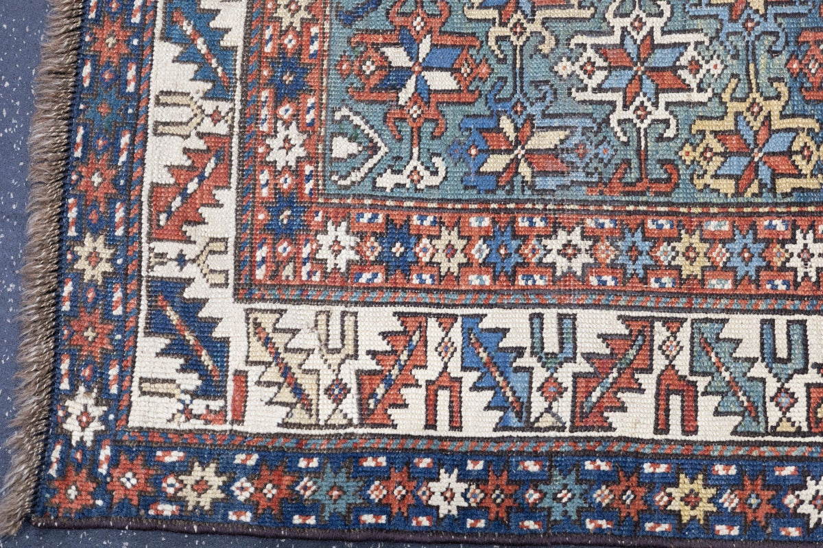 Caucasian Shirvan Rug 3'1'' x 4'8''