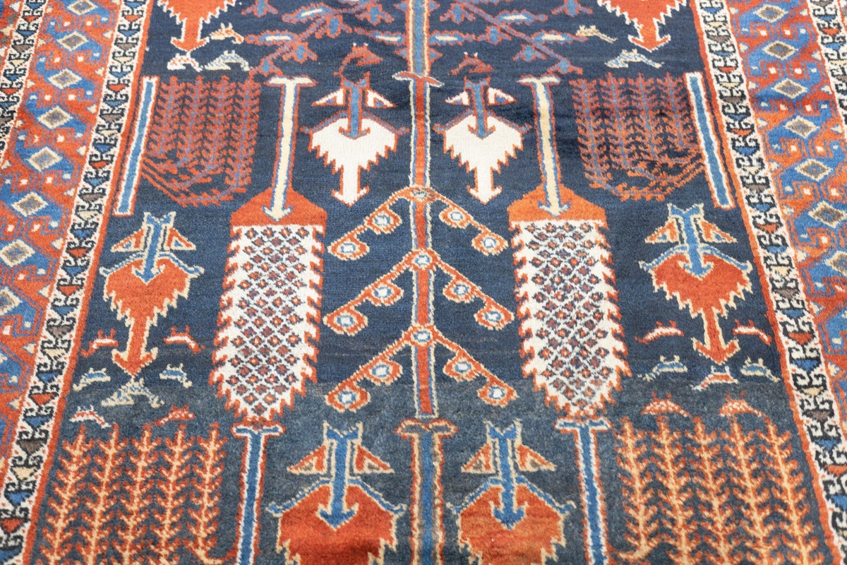 Antique Kurdish Rug 4'3'' x 6'9''