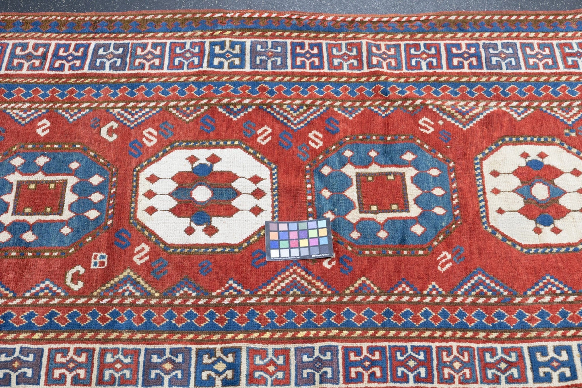 Antique Caucasian Kazak Rug 3'10'' x 7'7''