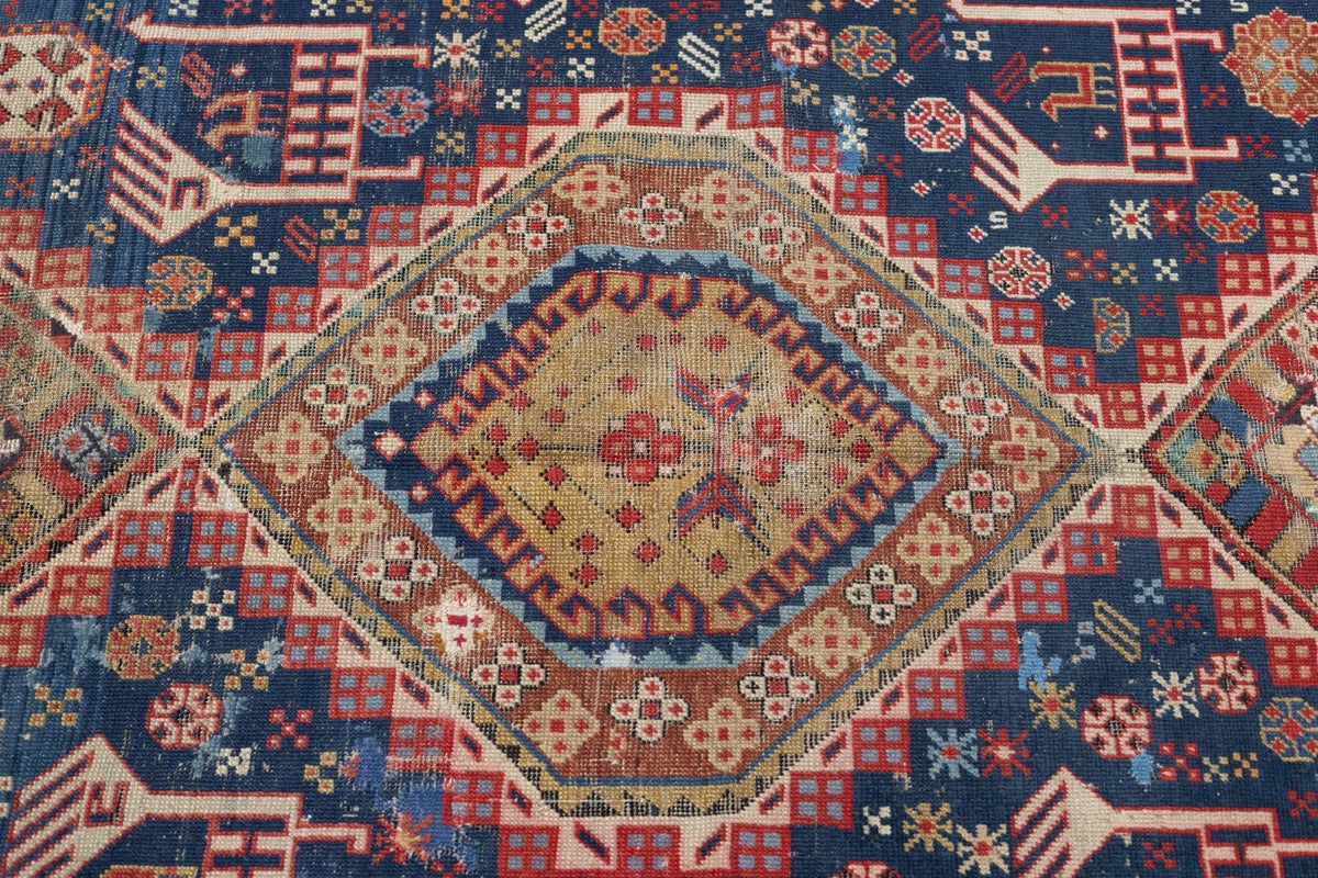 Antique Karakashly Rug 3'9'' x 5'10''