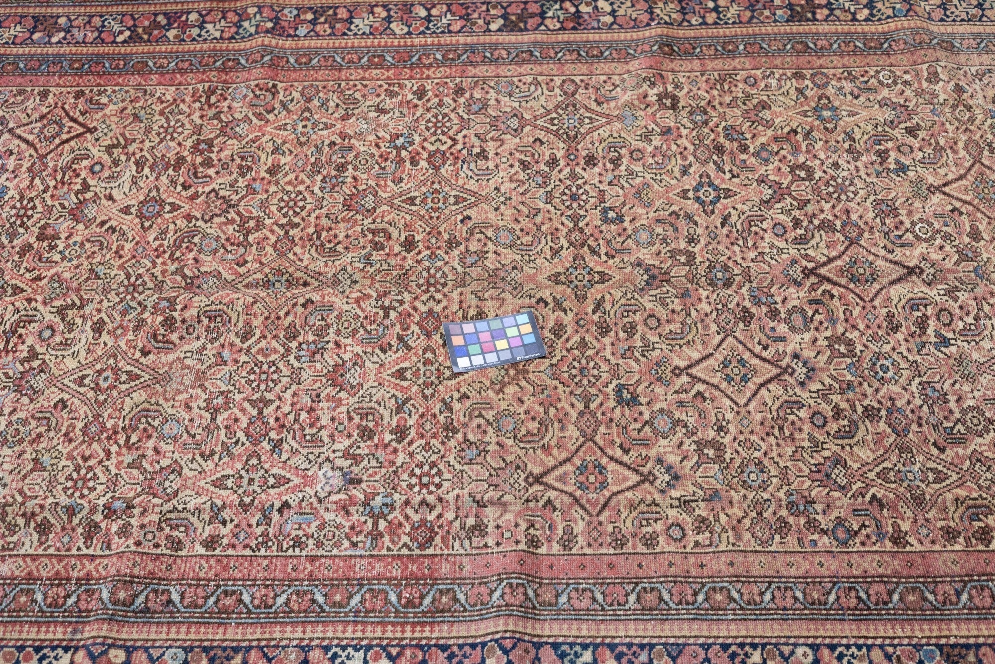 Antique Malayer Shabby Chic Rug 5'9'' x 12'9''