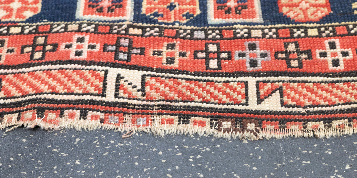 Antique Caucasian Shirvan Rug 3'9'' x 5'4''