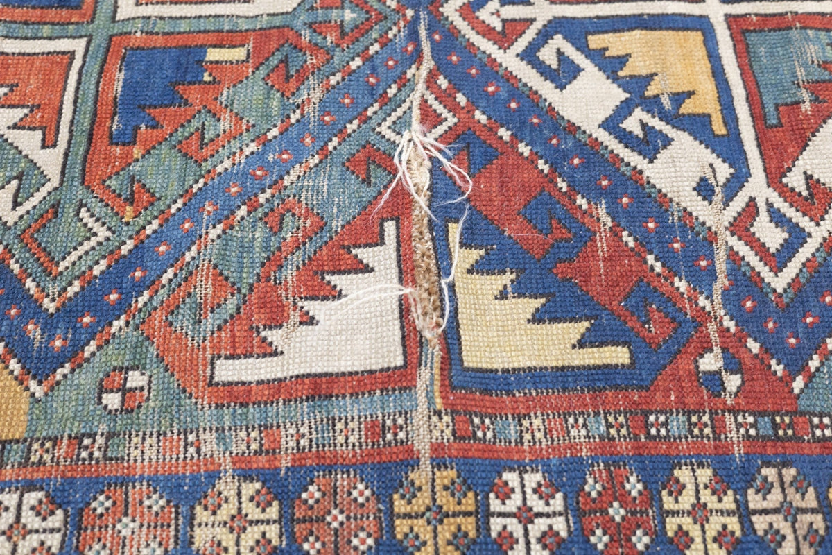 Antique Caucasian Shirvan Rug 3'7'' x 6'8''