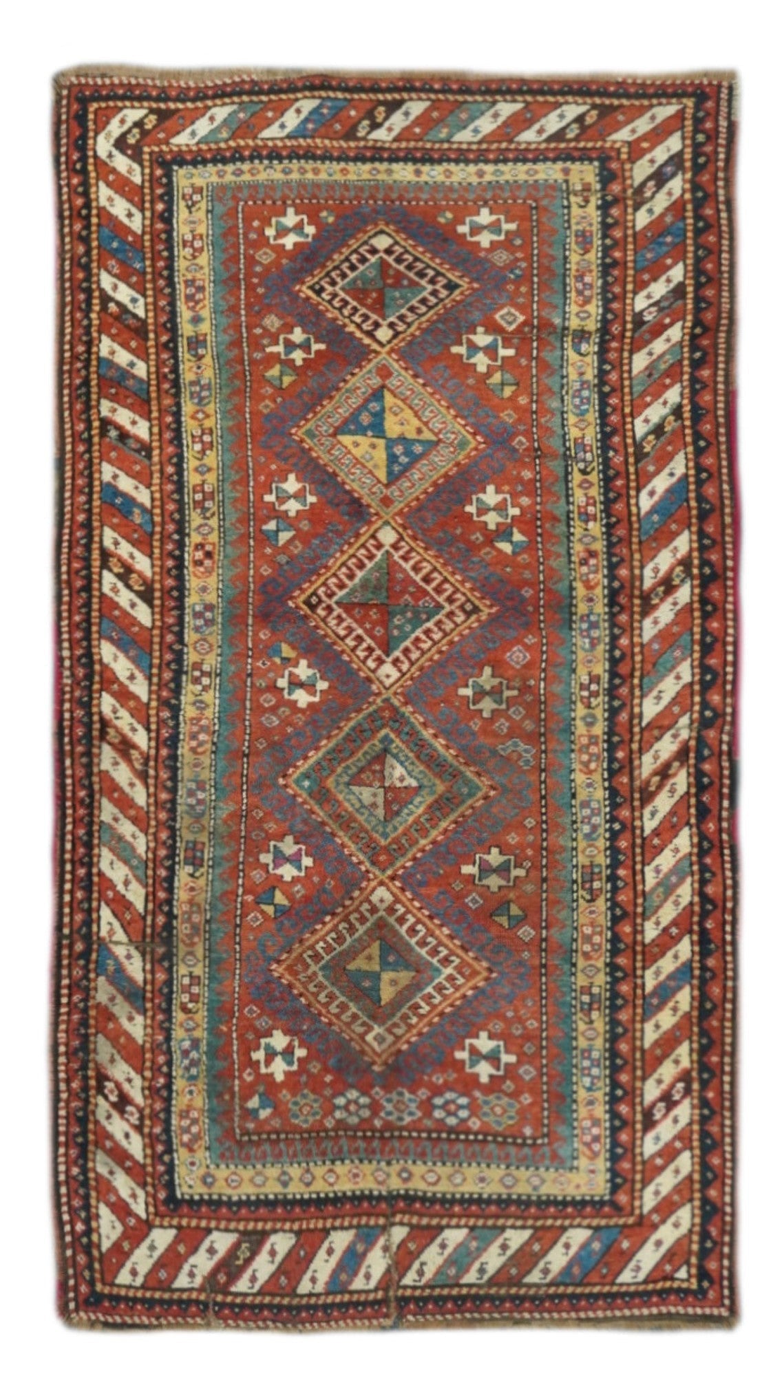 Antique Kazak Rug 3'10'' x 6'11''
